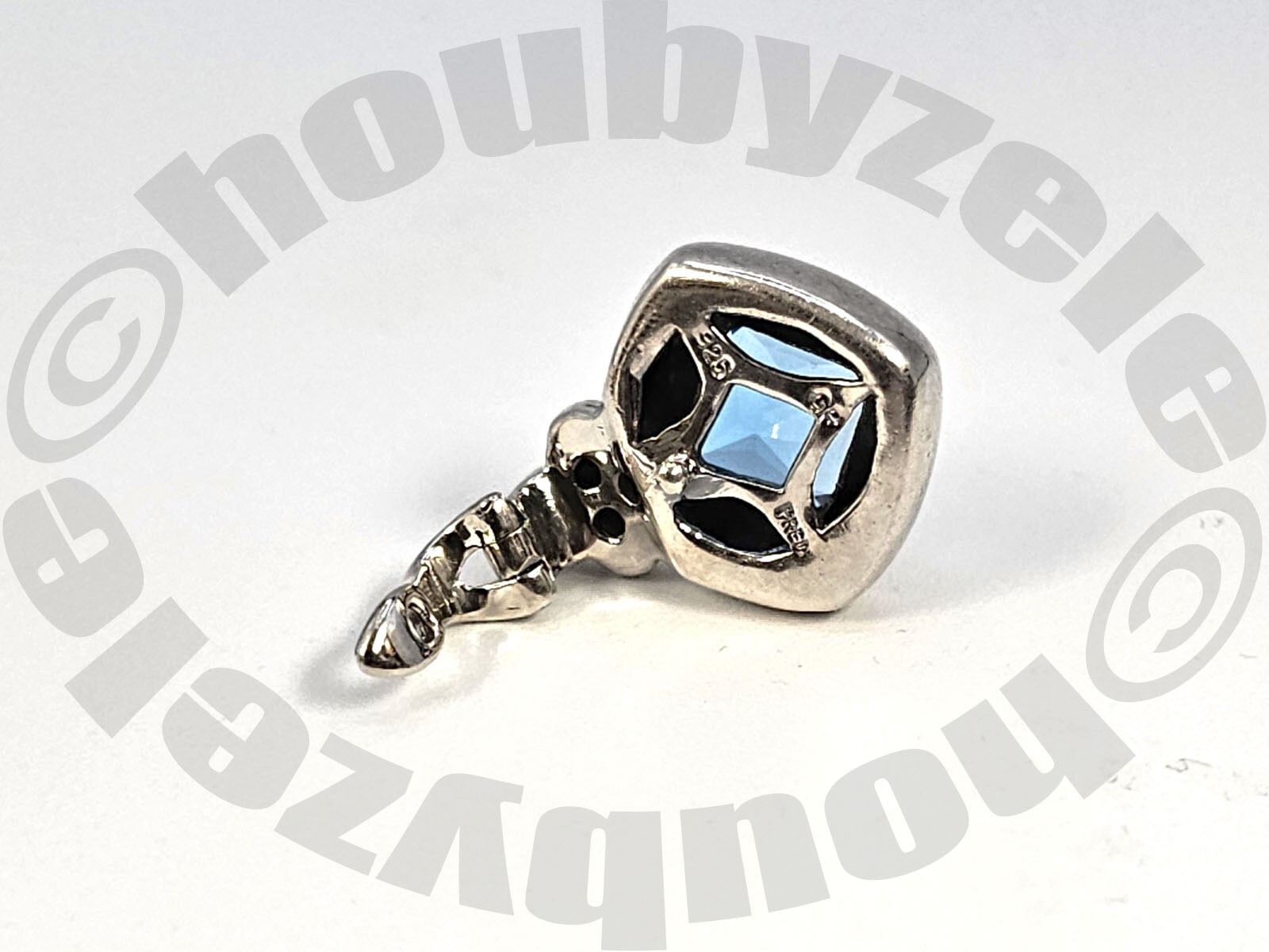 BJC Sterling Frederica Blue Topaz Enhancer