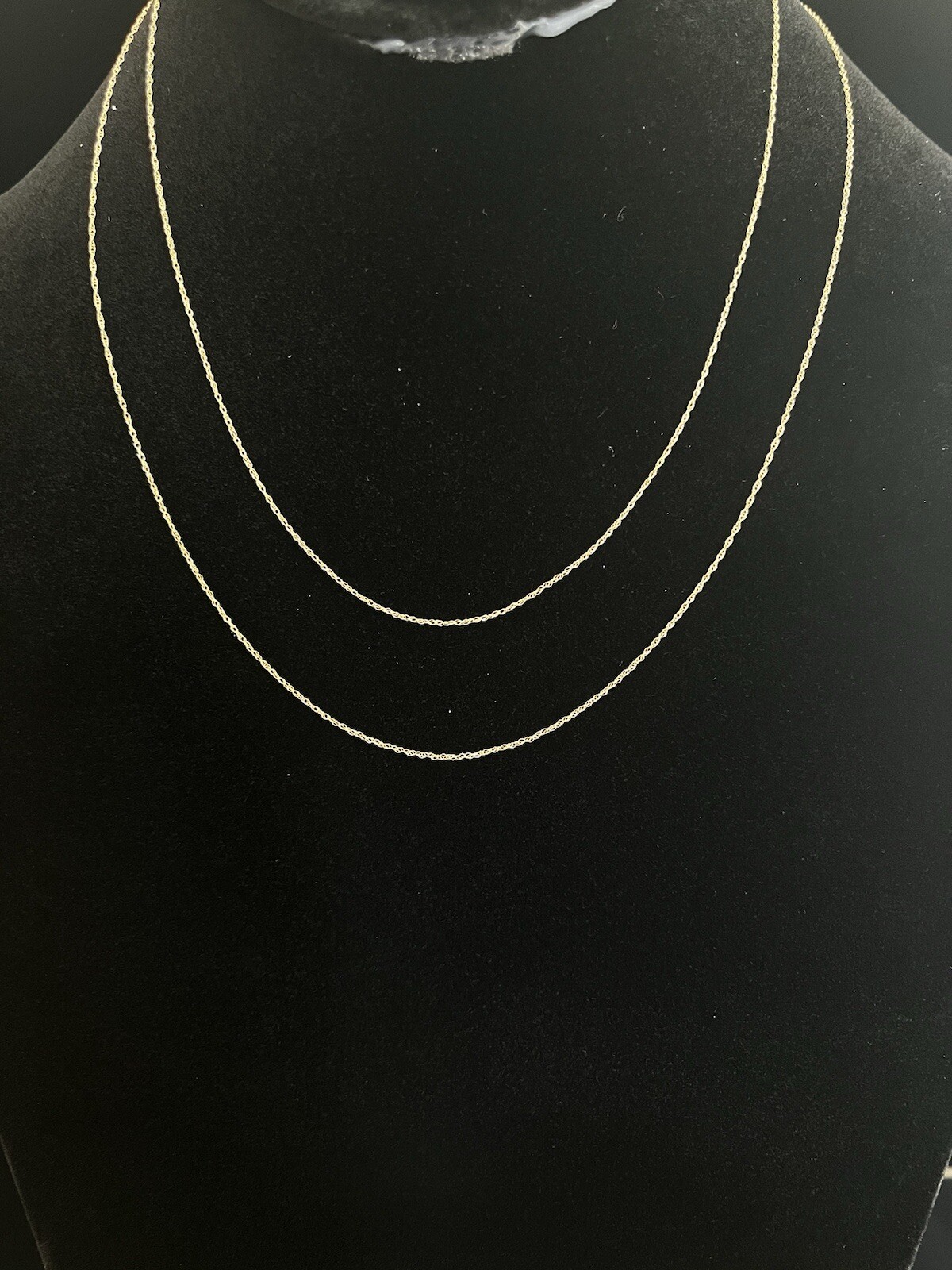 10k Gold 0.80mm Machine Rope Chain