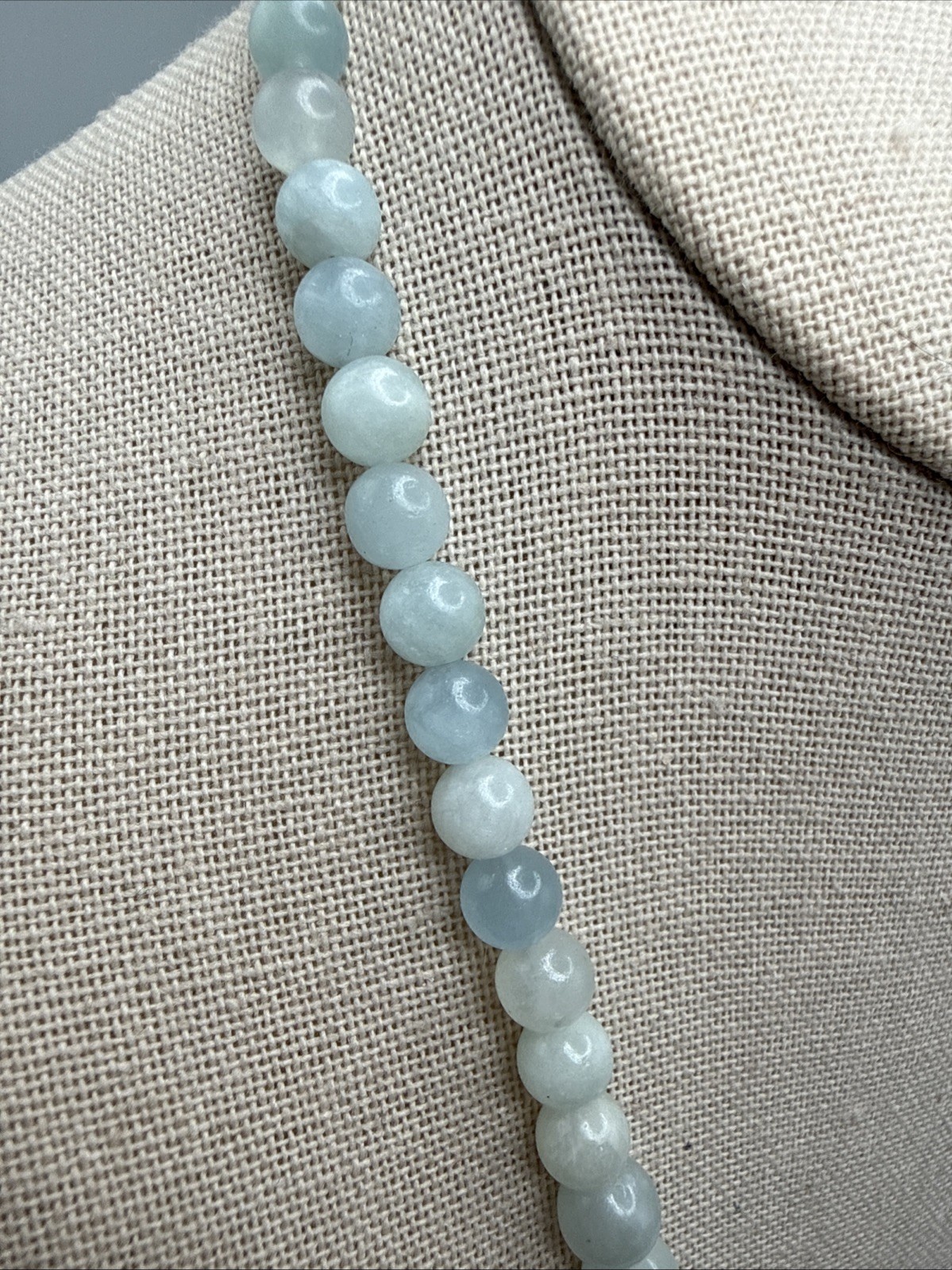 Jay King Natural Blue Aquamarine Sterling Silver Necklace 18-21”
