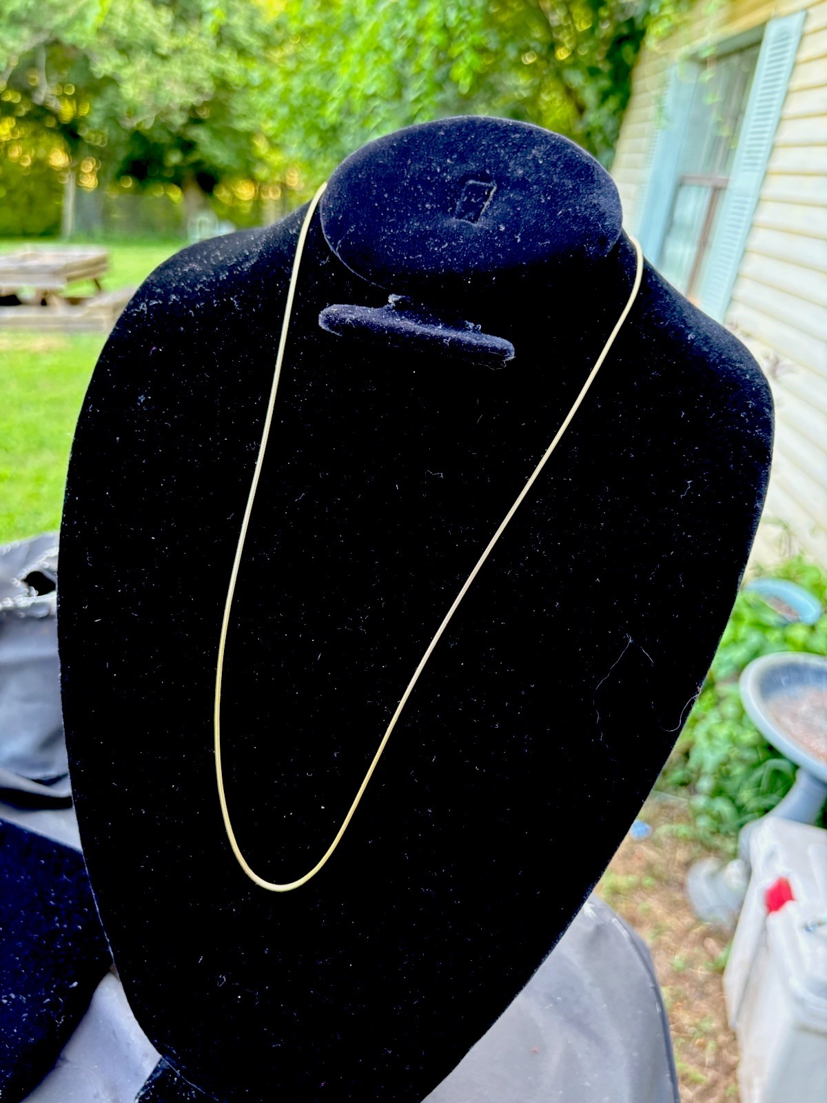 10K Yellow Gold Snake Chain Necklace Italy ,5.4 Grams 24” Long
