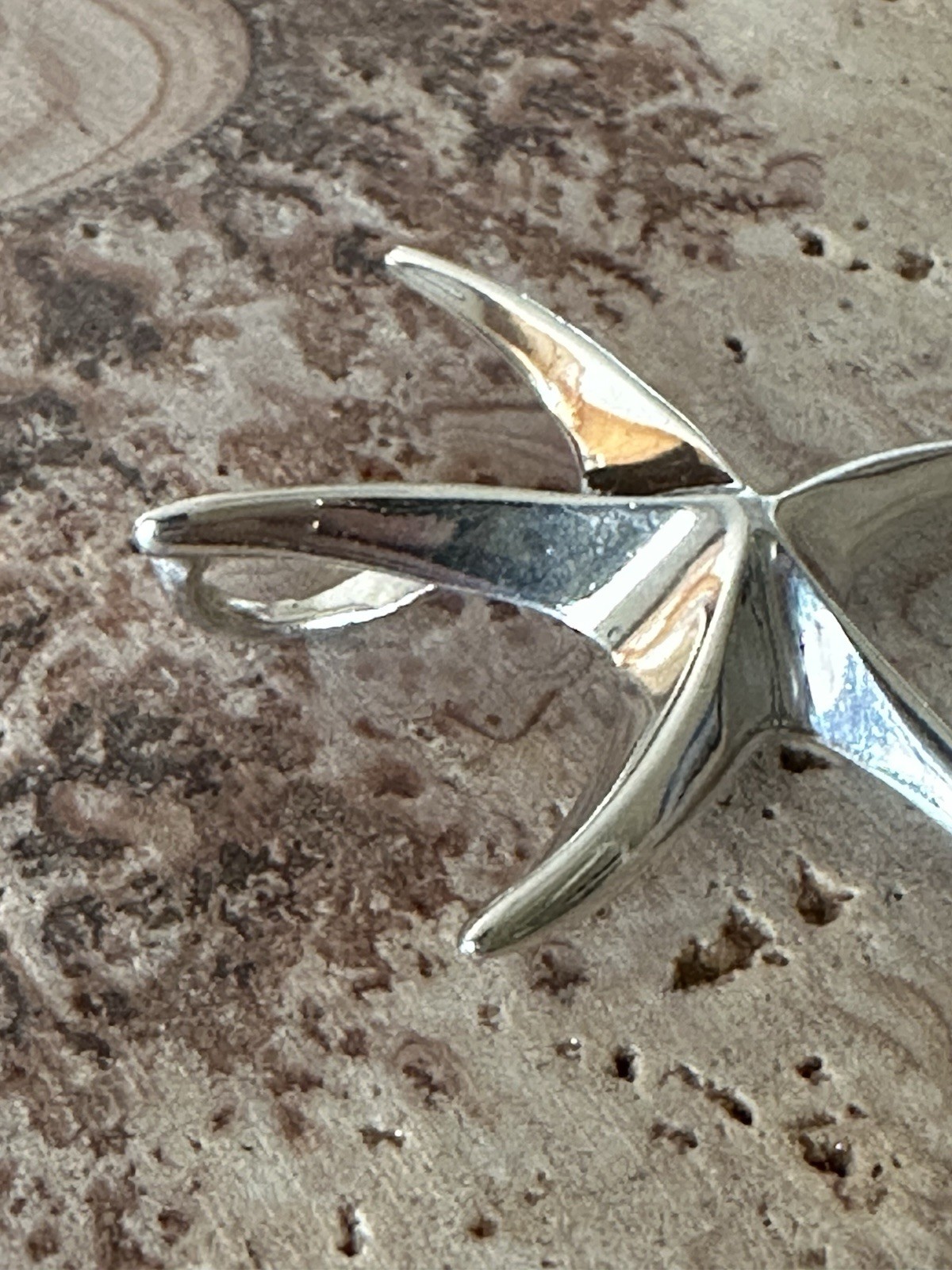 Sterling Silver Starfish Pendant Beach Summer Fun Sand Ocean