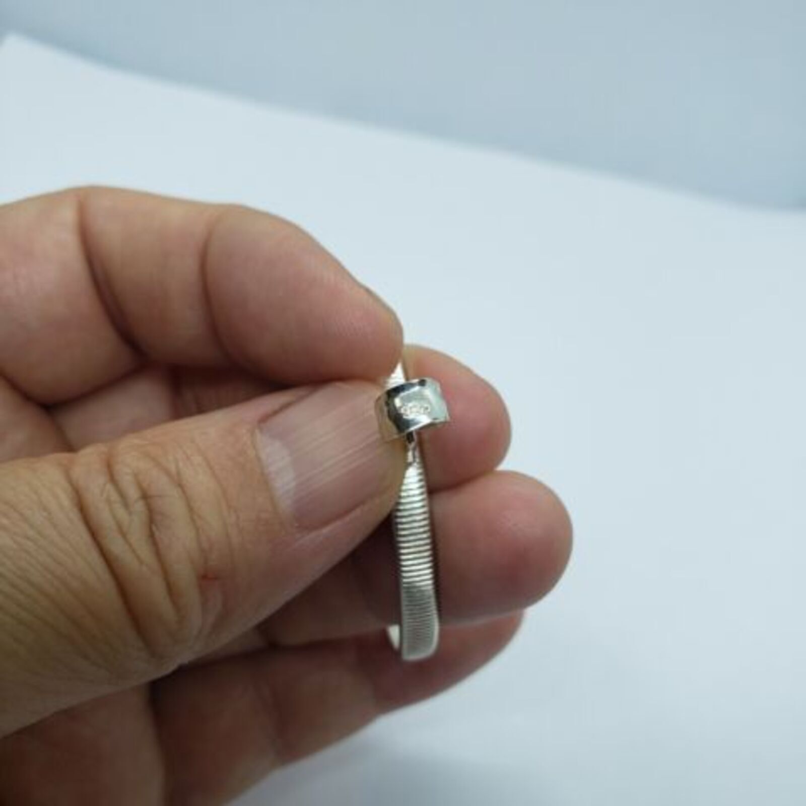 925 Solid Sterling Silver SILVER EAGLE Bezel 40.7 mm Screw Top Coin Edge One OZ