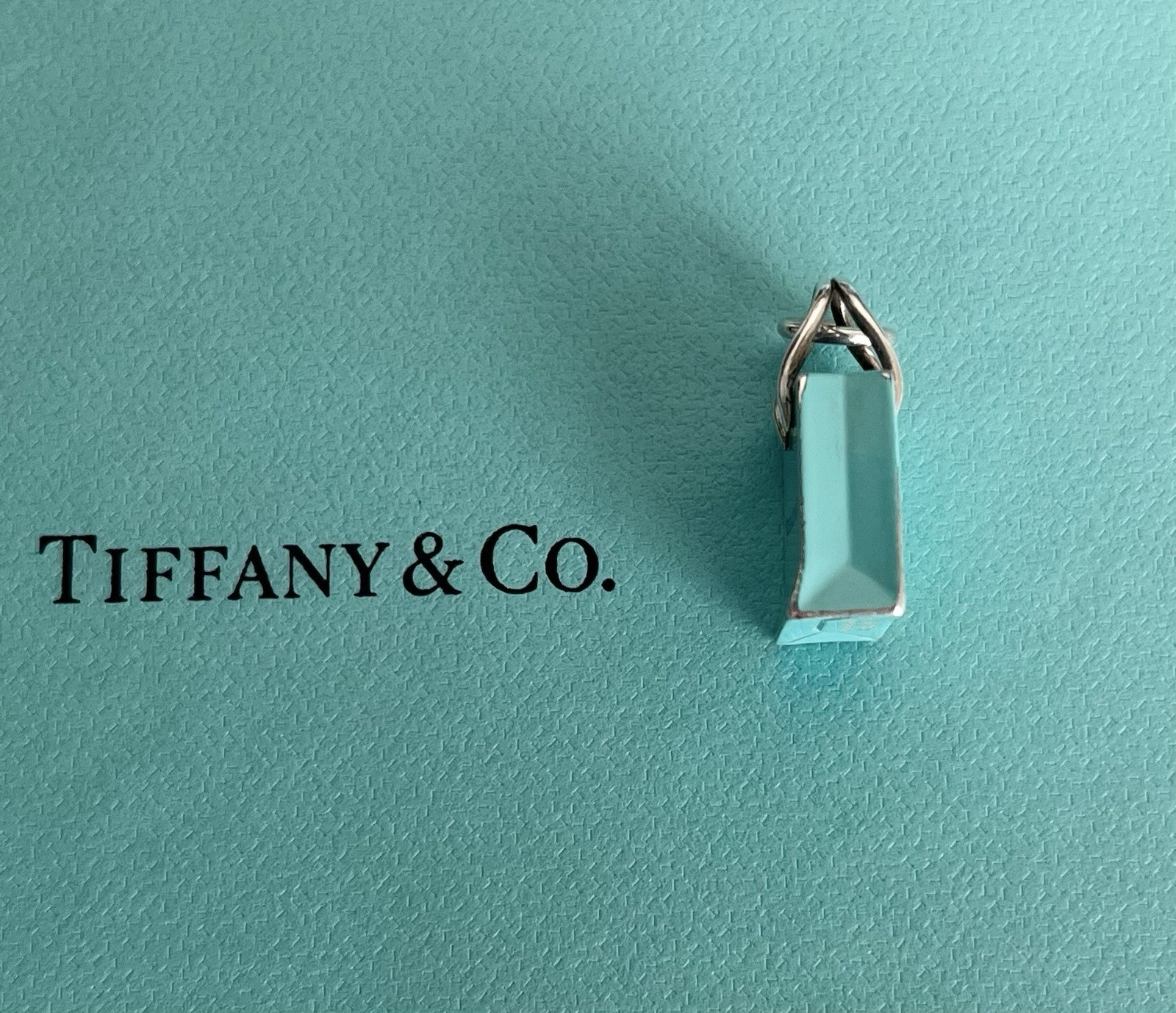Tiffany & Co. Enamel Shopping Bag Charm