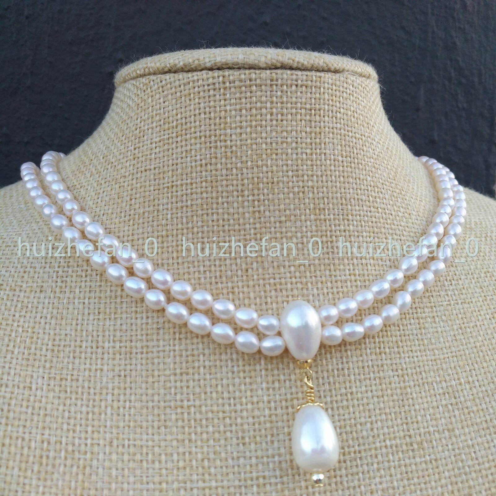 18″ Pretty Design Elegant AAA+ South Sea White Pearl Necklace Pendant 14k Gold P