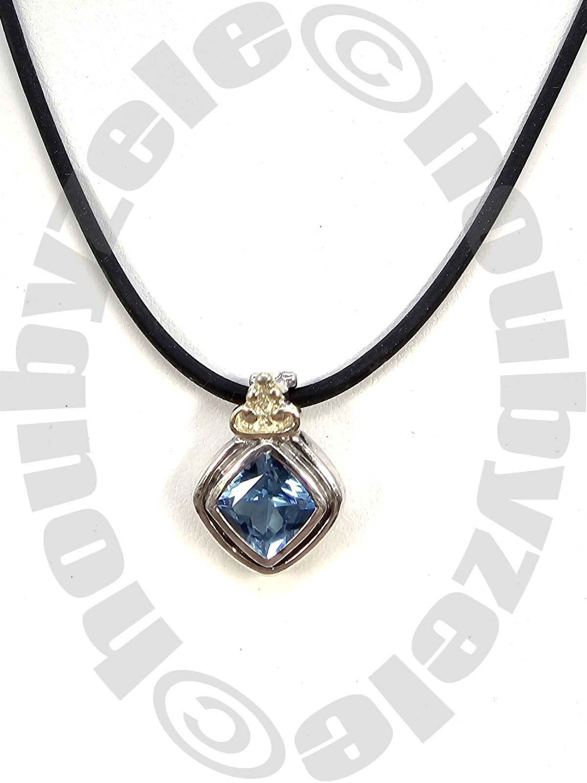 BJC Sterling Frederica Blue Topaz Enhancer