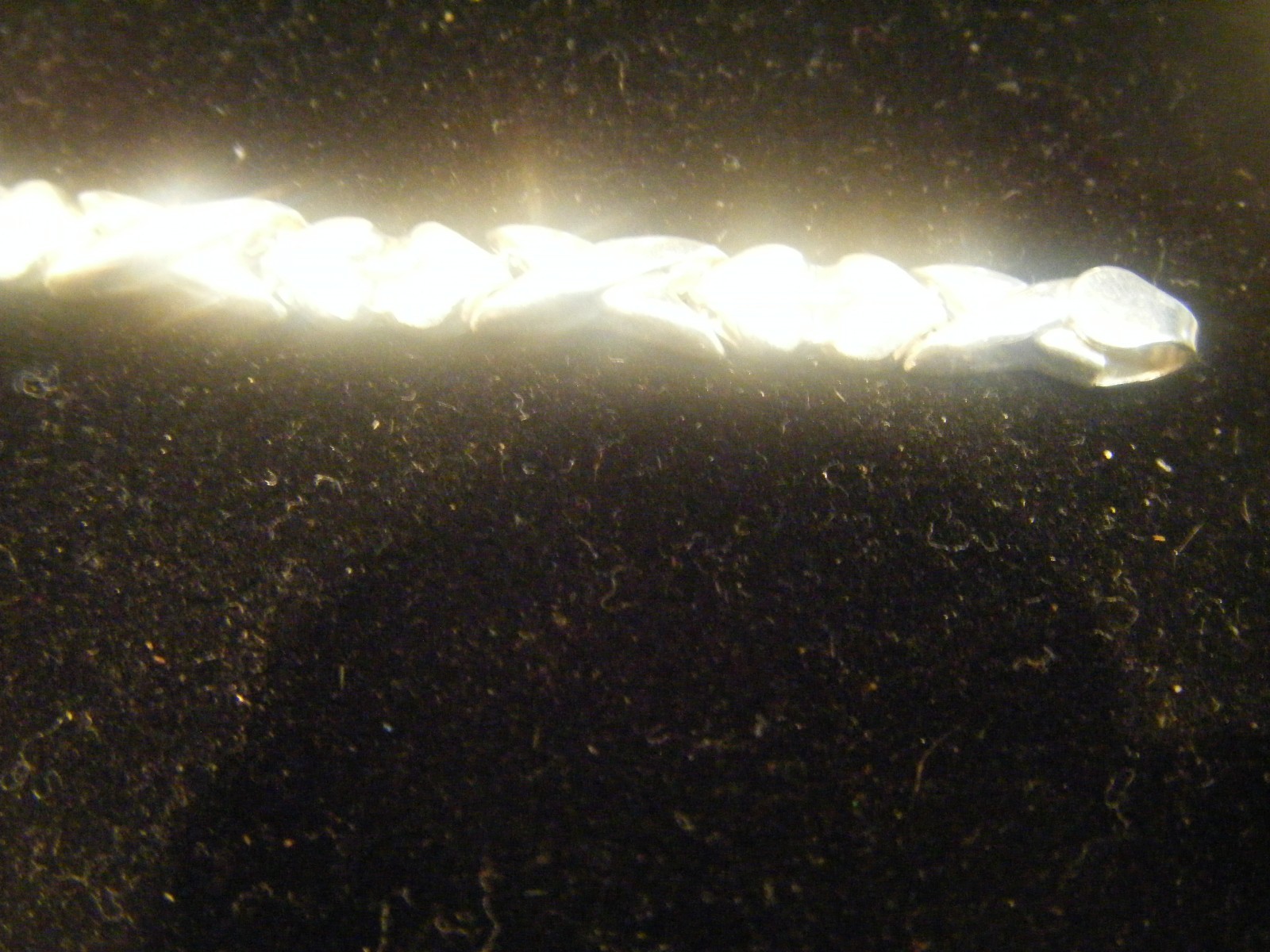 .925 Sterling Silver Necklace 17 1/2-inch 9.53mm or 3/8″ wide 11grams
