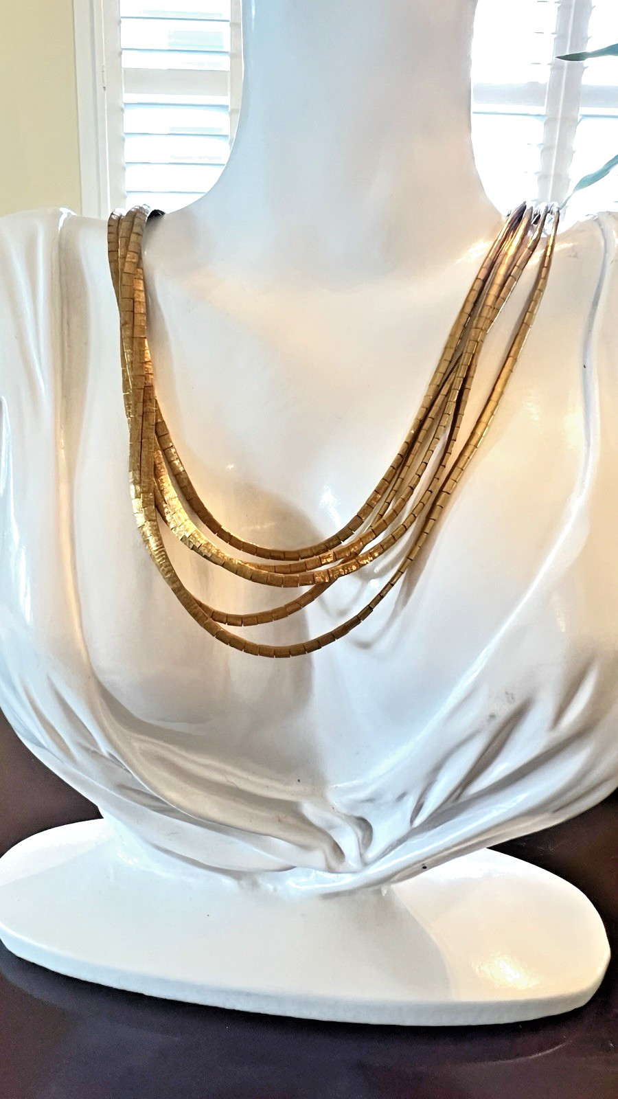 Vicenza SET Italy 18K Gold Multi Strand Necklace & Bracelet. Heavy Luxury Estate