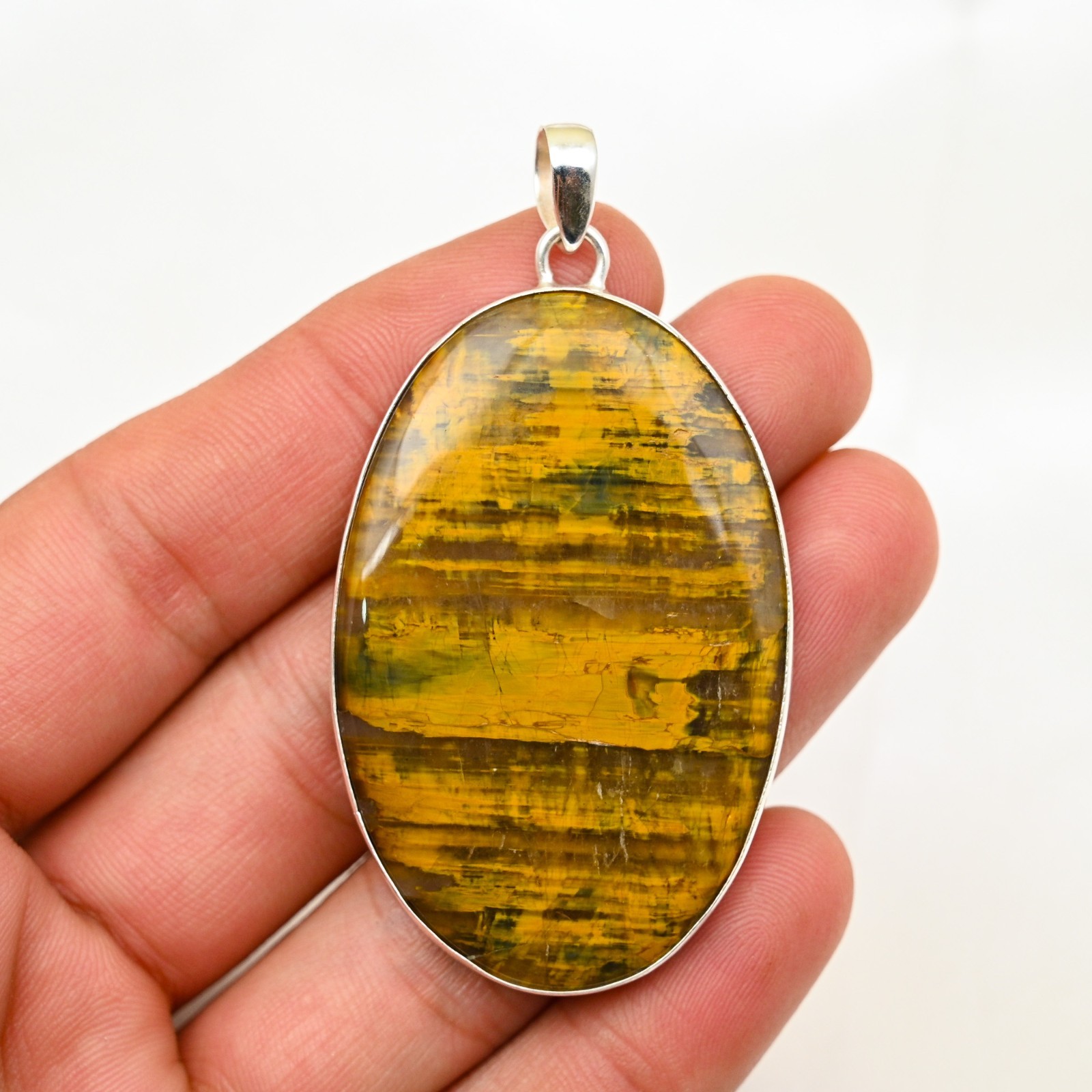 Neelite Gemstone 925 Sterling Silver Handmade Pendant Jewelry Gift For Wife