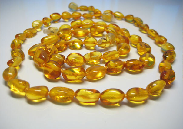 Genuine Honey Elegant Baltic Amber Necklace 13 in 33 cm !!!