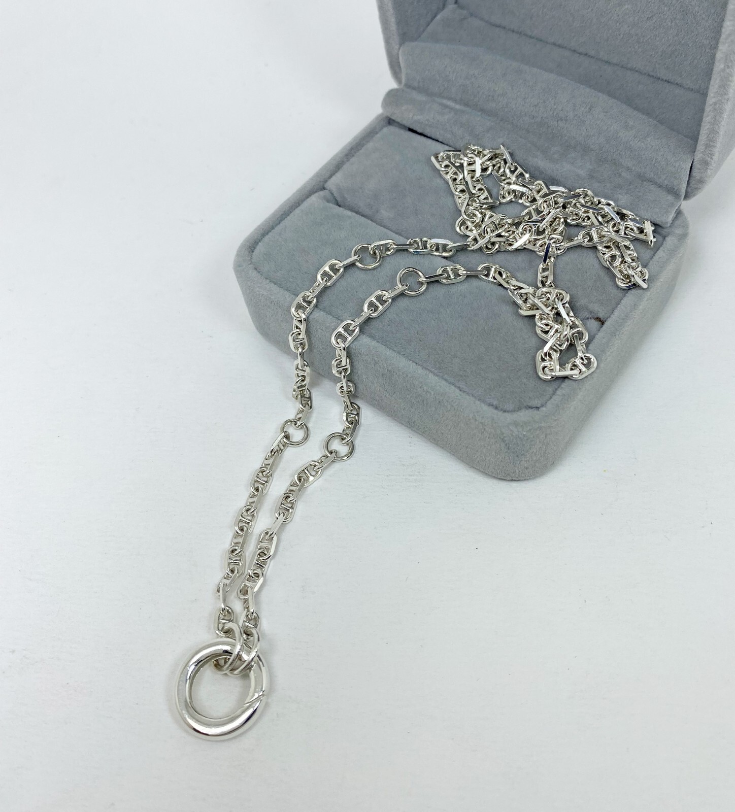 5 Hanging Amulet Pendants Necklace 925 Sterling Silver, Handmade Amulet Necklace