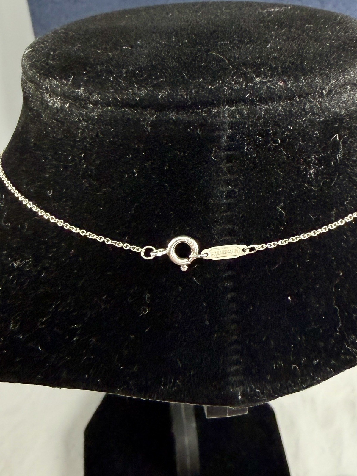 TIFFANY & CO. Sterling Silver Return To Tiffany 16mm Heart Pendant Necklace COA