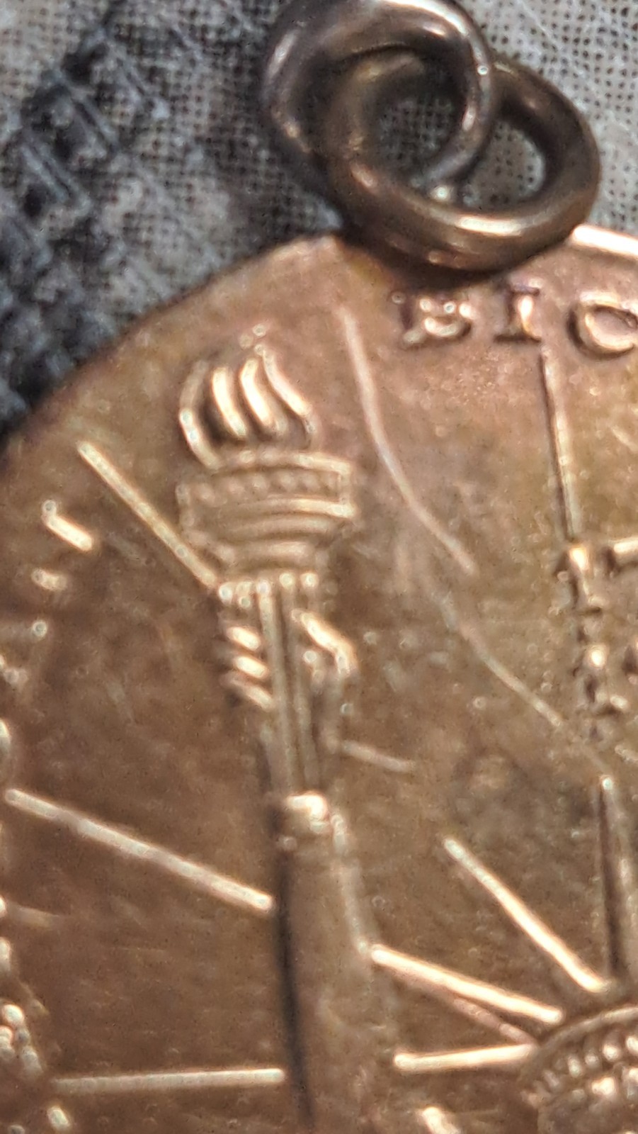 10kt Gold American Bicentennial Coin/pendant