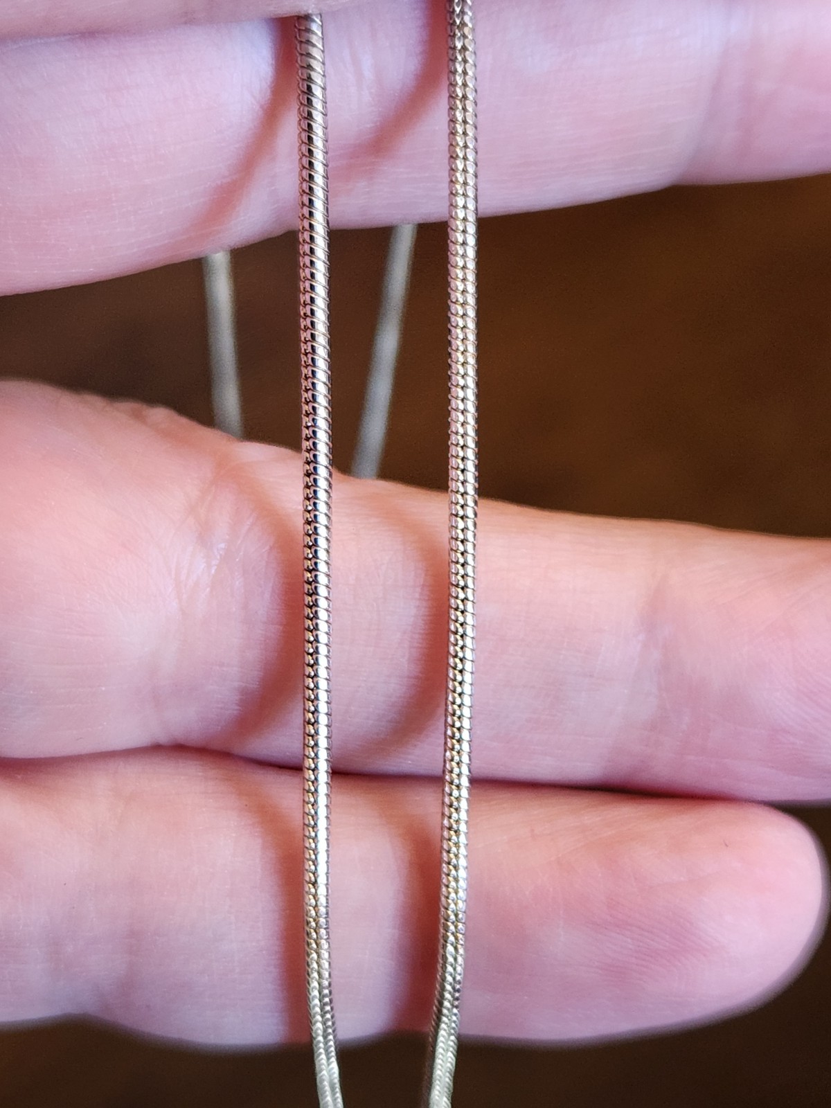 24K GB (Gold Bonded) Snake Chain Necklace 30″ Long