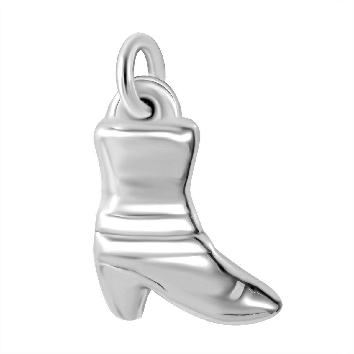 SUPER CUTE!! Sterling Silver High Heel Boot Pendant 2 Grams