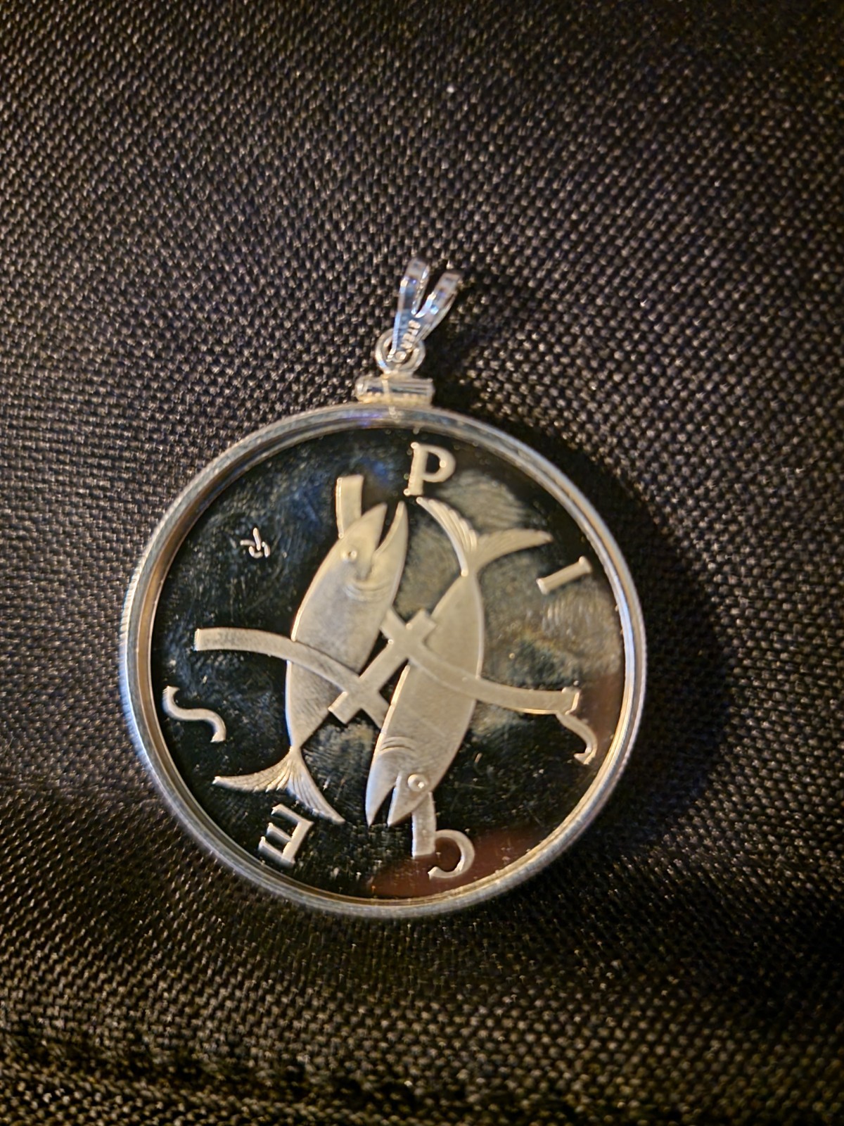 Sterling Silver Coin Pendant