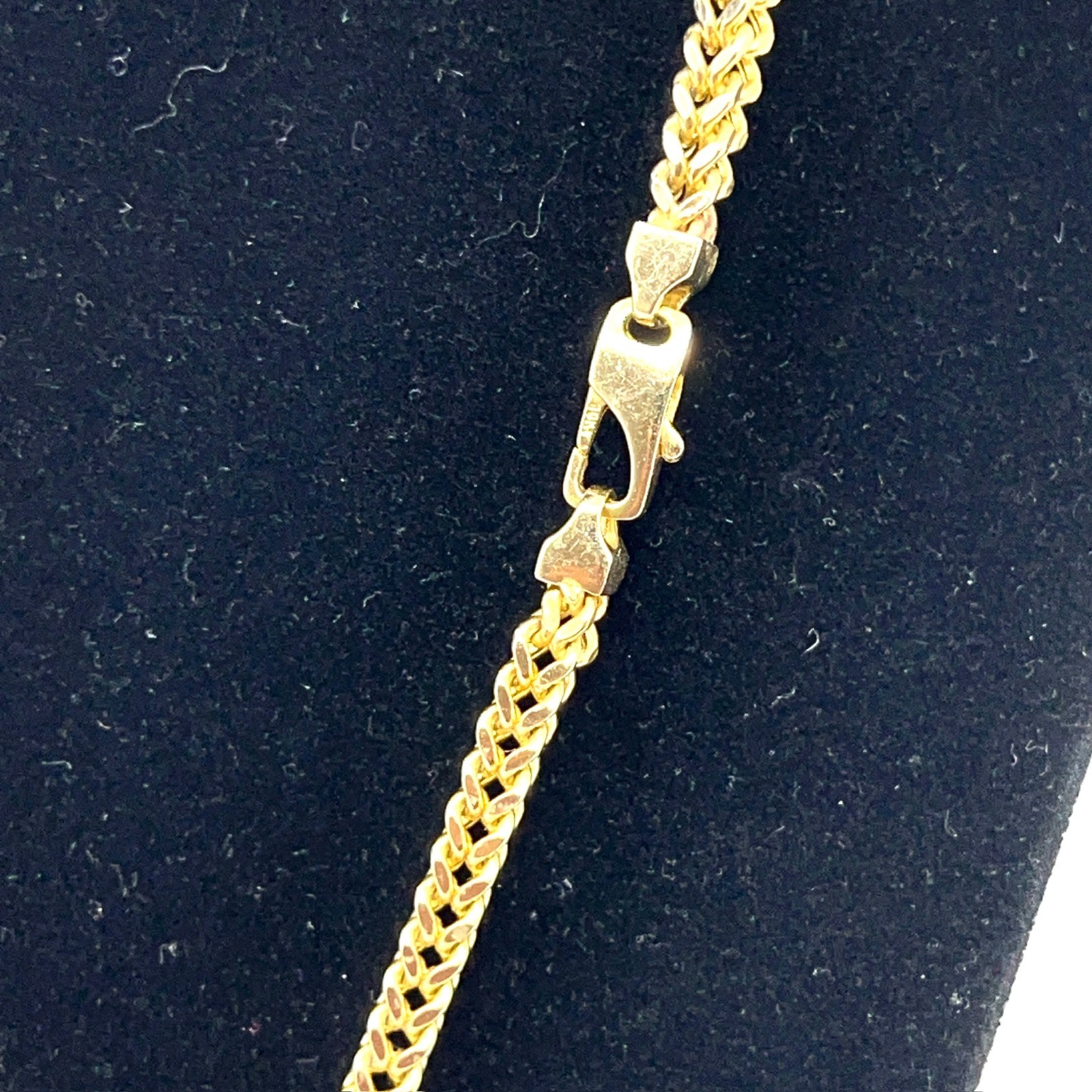 10k Solid Yellow Gold Franco Necklace 24″ – 21.7g – 4mm