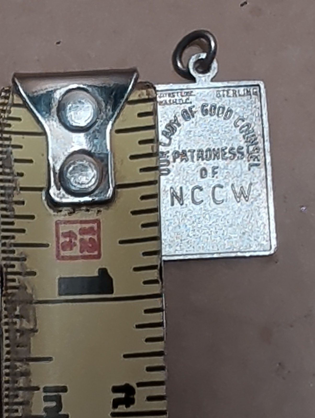 Sterling Silver Nccw Our Lady Of Good Counsel Catholic Pendant