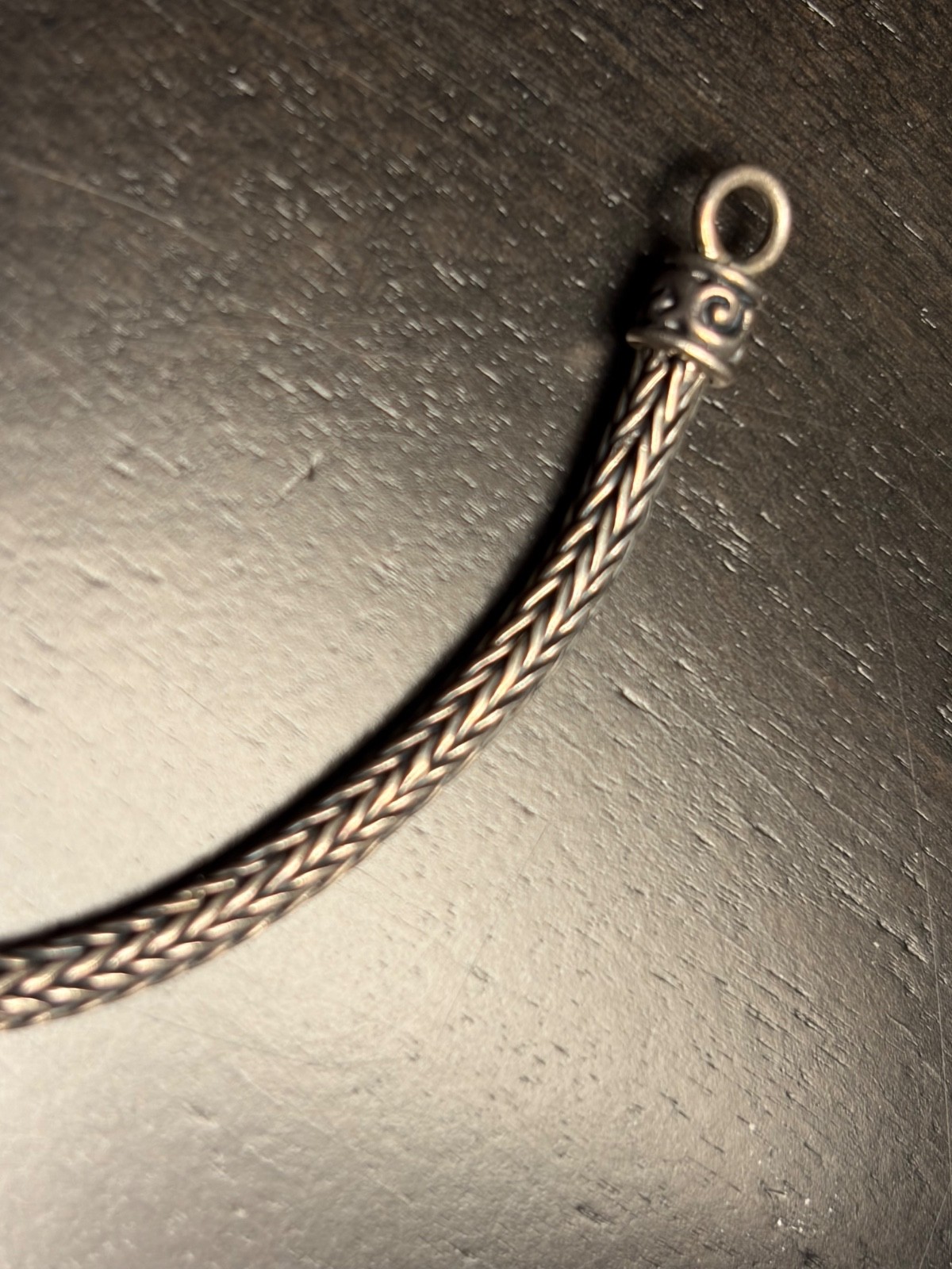 Sterling Silver & 18k Gold Eyes Naga DRAGON Ouroboros Chain Necklace