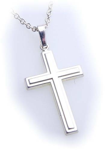 Cross Pendant Genuine Silver 925 1 13/32in Solid Sterling Silver Quality Unisex