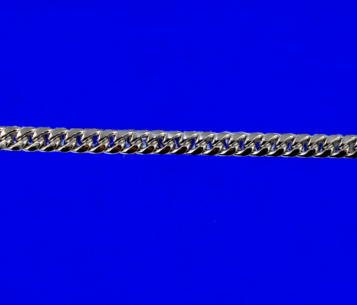 10K White Gold 2mm-7mm Miami Cuban Link Chain Necklace Bracelet Real 7″-30″