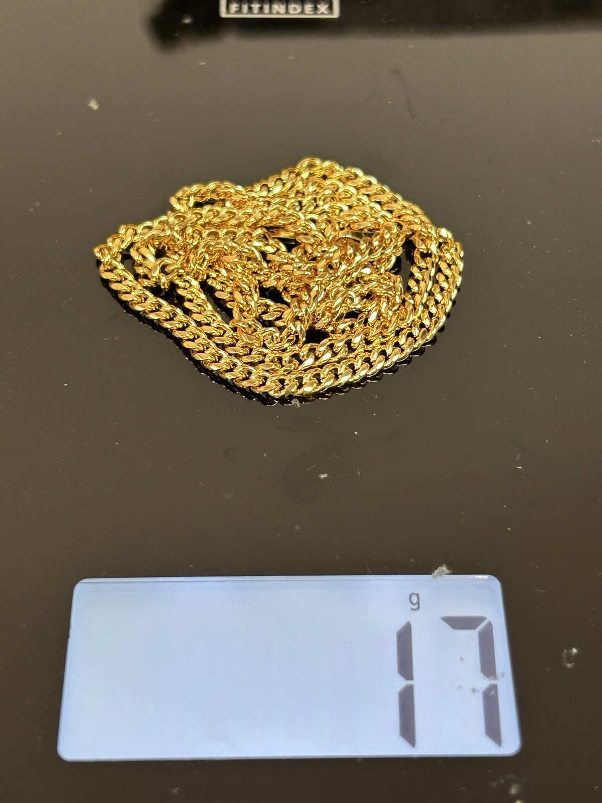 25” 18k Gold Plated Cuban Link 3.6mm Chain Necklace Italy Style Statement Piece