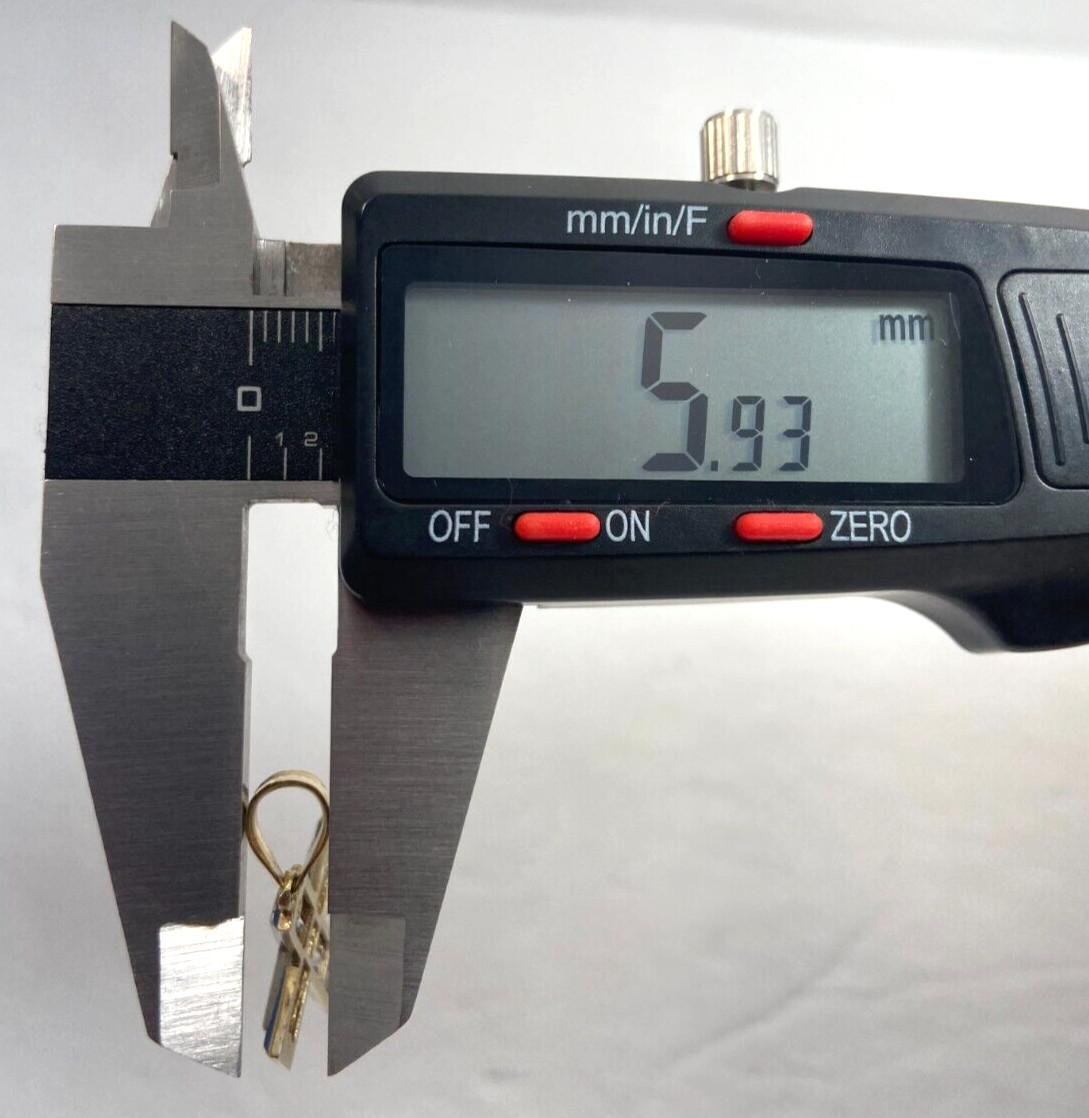 Gold Cross Solid 10Kt | 2.40 Grams | Polish Finish | 1.50 x 0.75 in