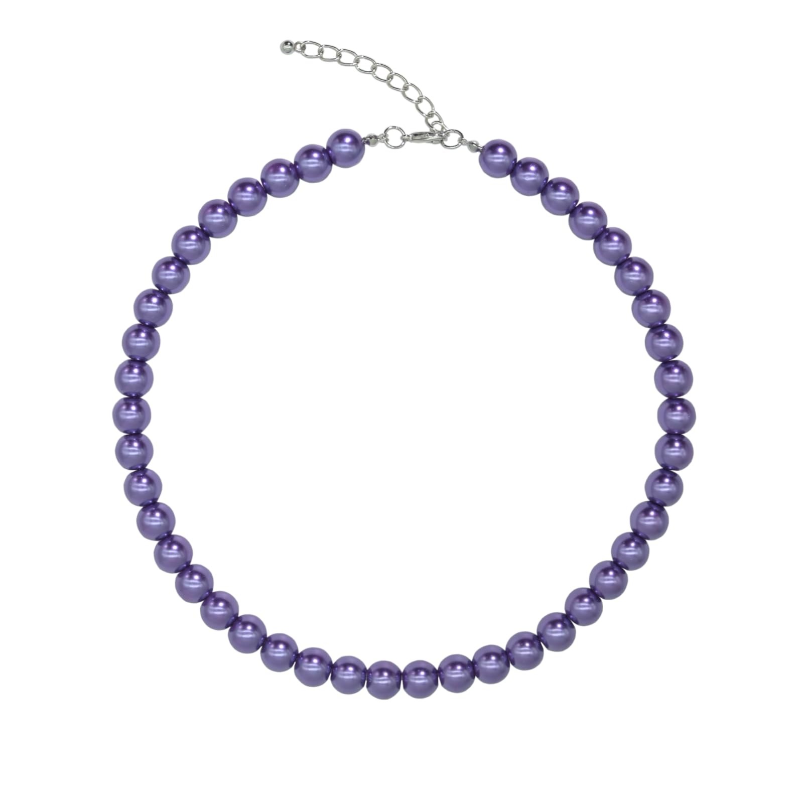 Colorful Mood Choker Baroque Bead Imitation Pearls Necklace, Women, Adults – 01