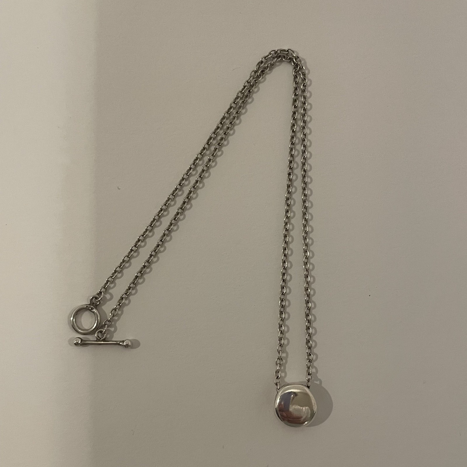 Rare Georg Jensen Sterling Silver Pendant #200 Denmark Vintage Minimalist
