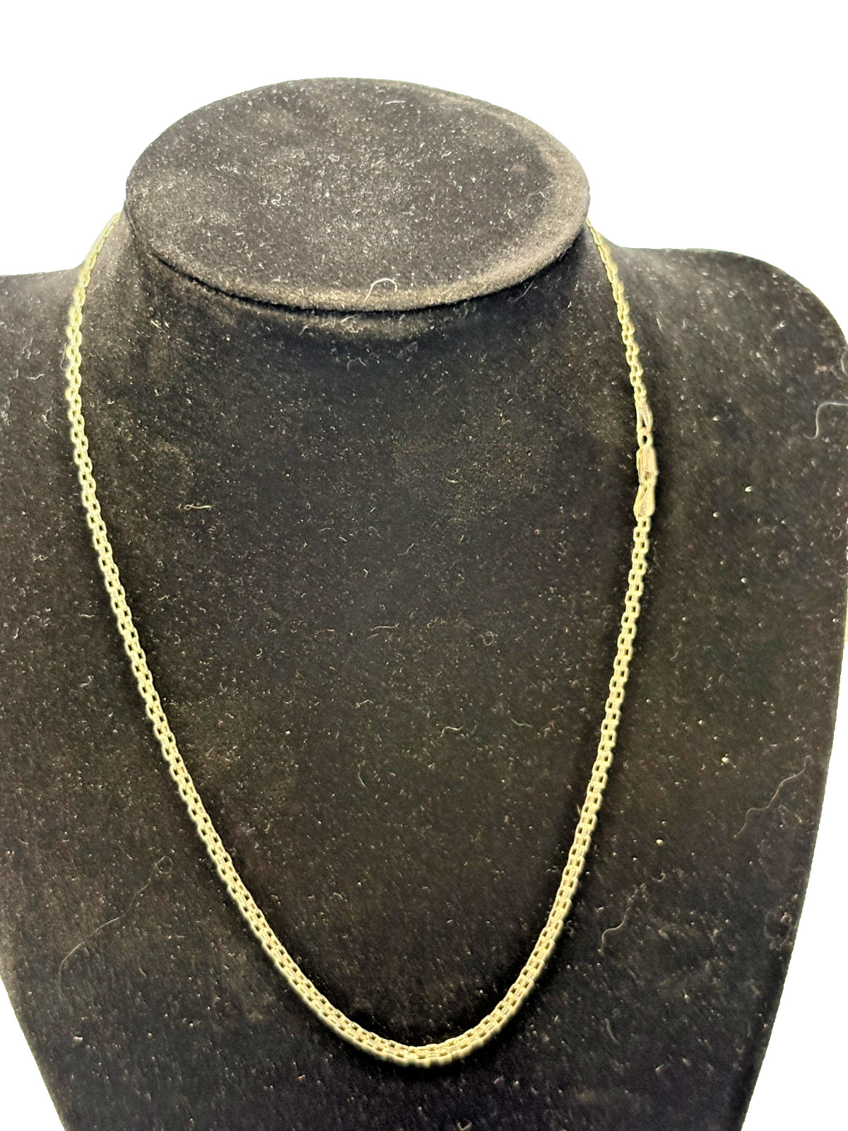 14K Yellow Gold 16 Inch Bismark Necklace 2.3 mm, Lobster Clasp