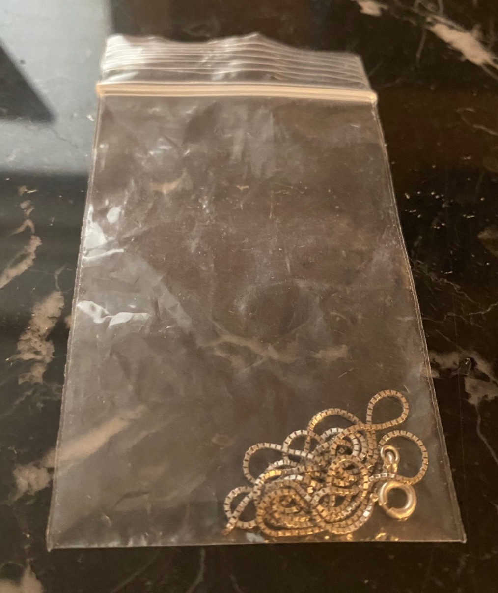 Sterling Silver 17 1/2″ Box Chain Necklace Thin .7mm Wide @ 1 gram Jewelry