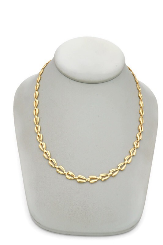 14k Yellow Gold Necklace Italy 18.25″