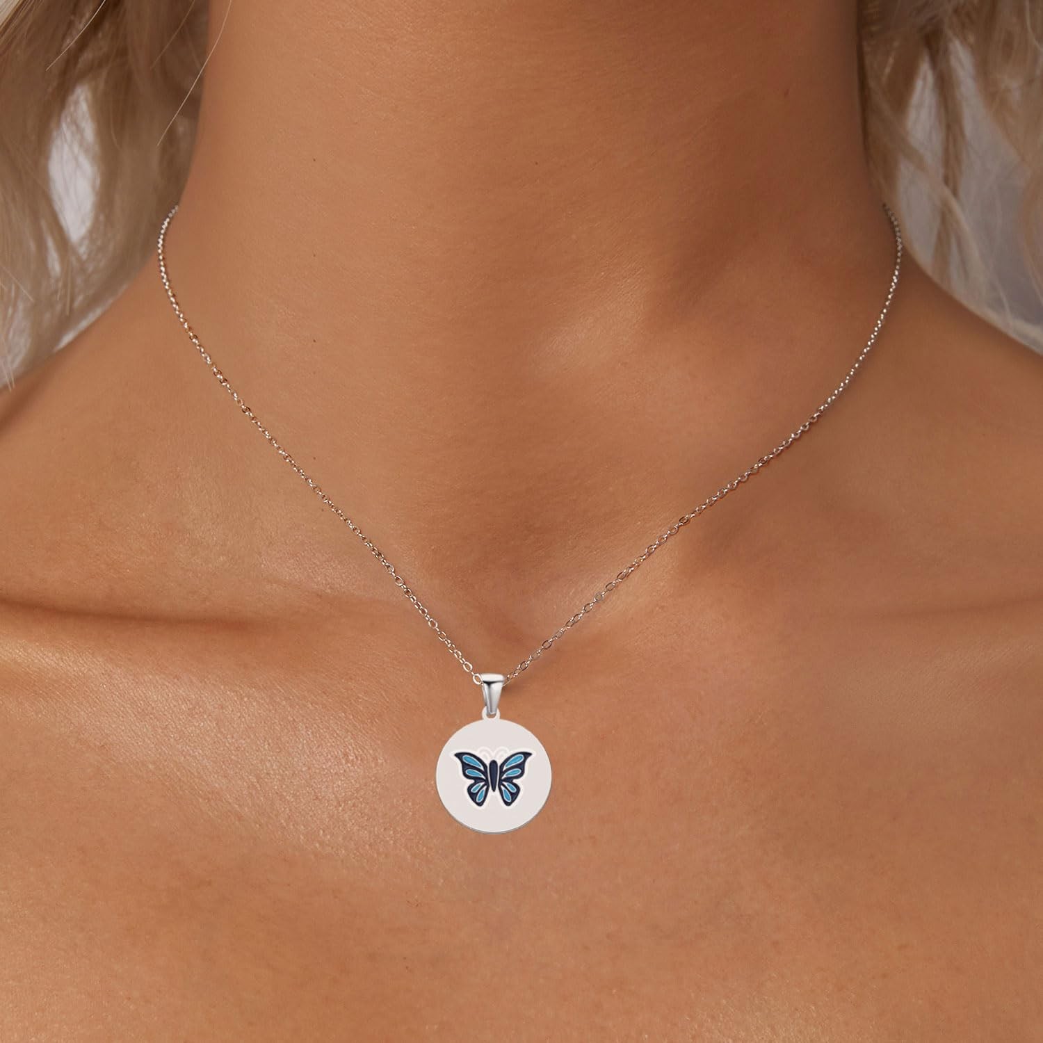 Necklace for Women Stainless Steels Pendant Chain for Animals Lovers Girls Trend