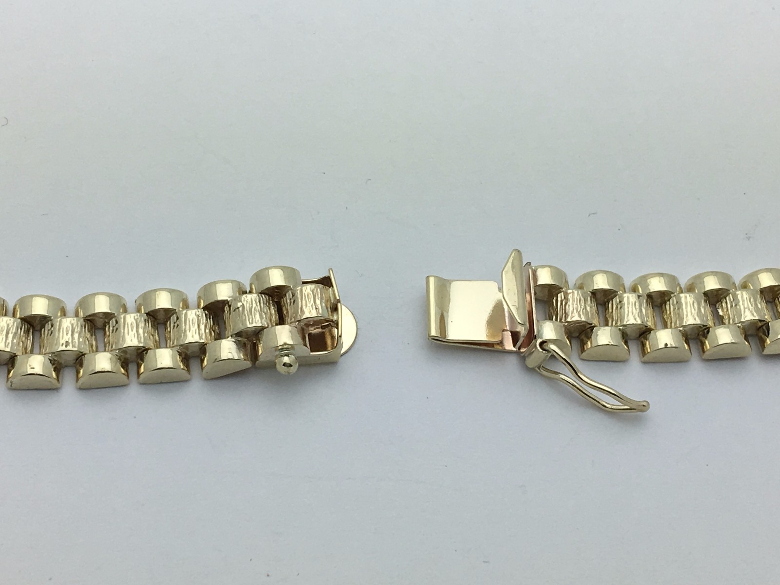Men’s 10k Yellow Gold Watch Link Chain Necklace 20″ 8.5mm 49 grams