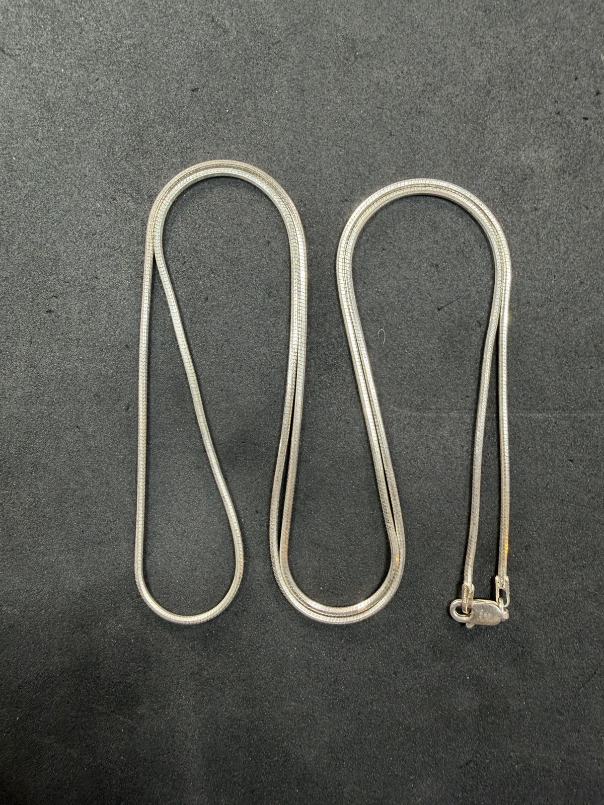 11.4g Vintage Sterling Silver 925 Snake Chain 30” Jewelry lot H