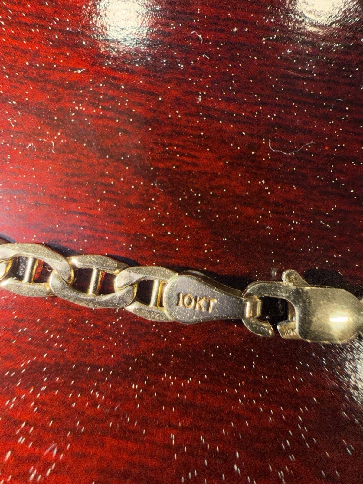10k Yellow Gold Mariner Link Chain 24.5inch 3.5mm Not Scrap