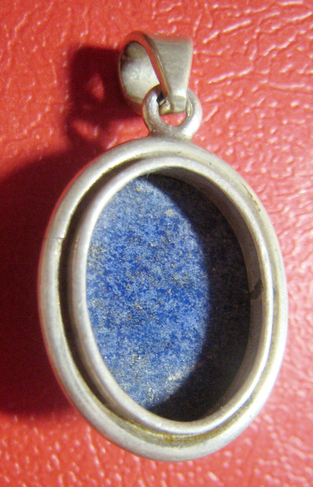 Pendant Fine Silver .925 Russia Stone Very Good