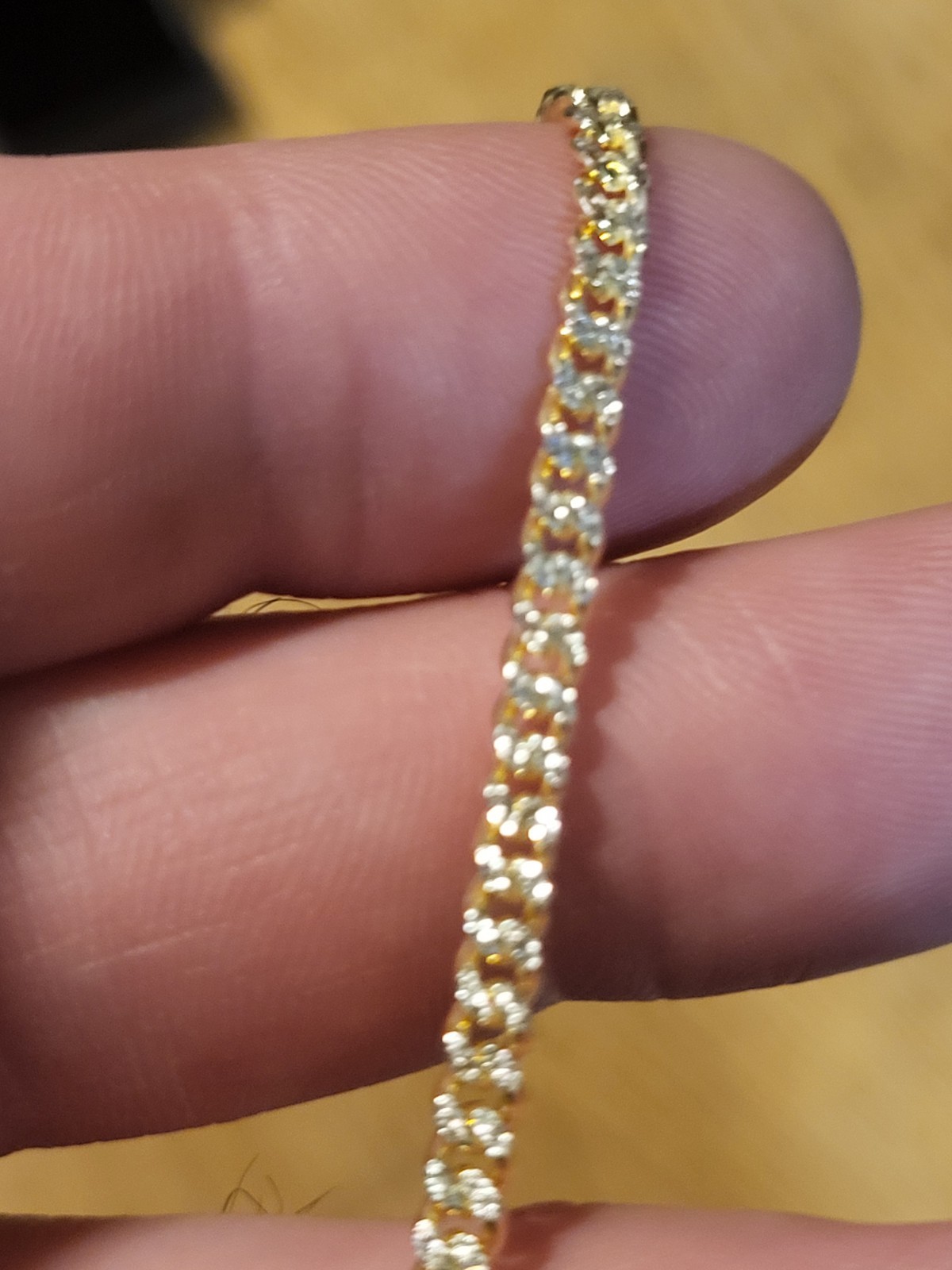 18″ Gorgeous 14k Vermiel On 925 Silver DIAMOND CUT 💎 3mm GORGEOUS 🇮🇹 ITALIAN