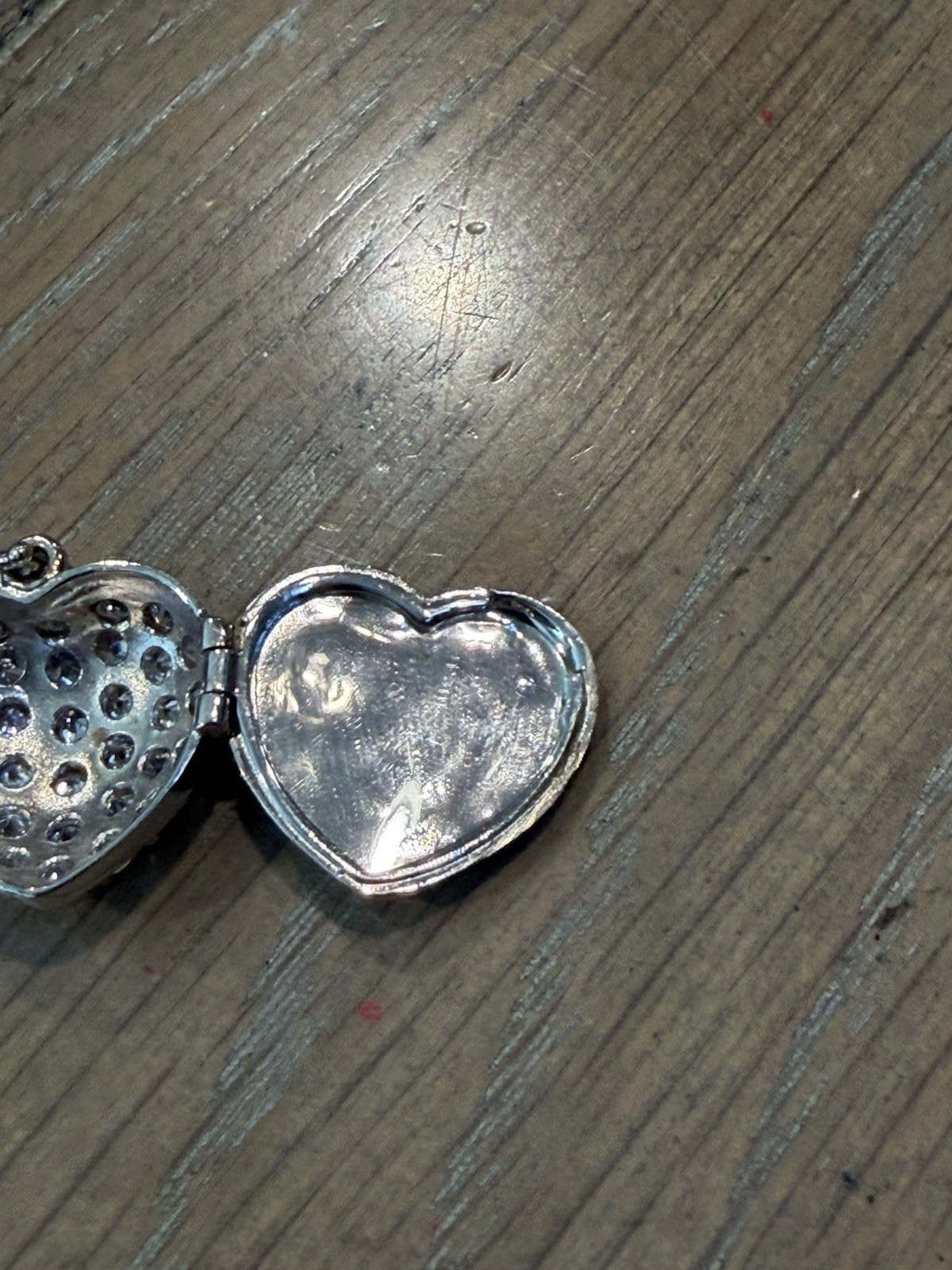 Heart Locket – Sterling Silver Pave CZ Pendant