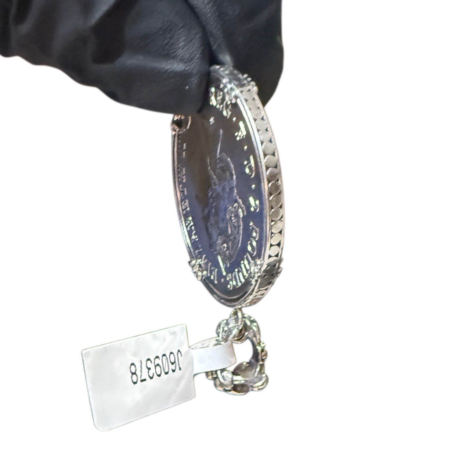 Samuel B 2022 Britannia Fine Silver Coin Pendant w 18K & 925 SS~ NOS J609378 NWT