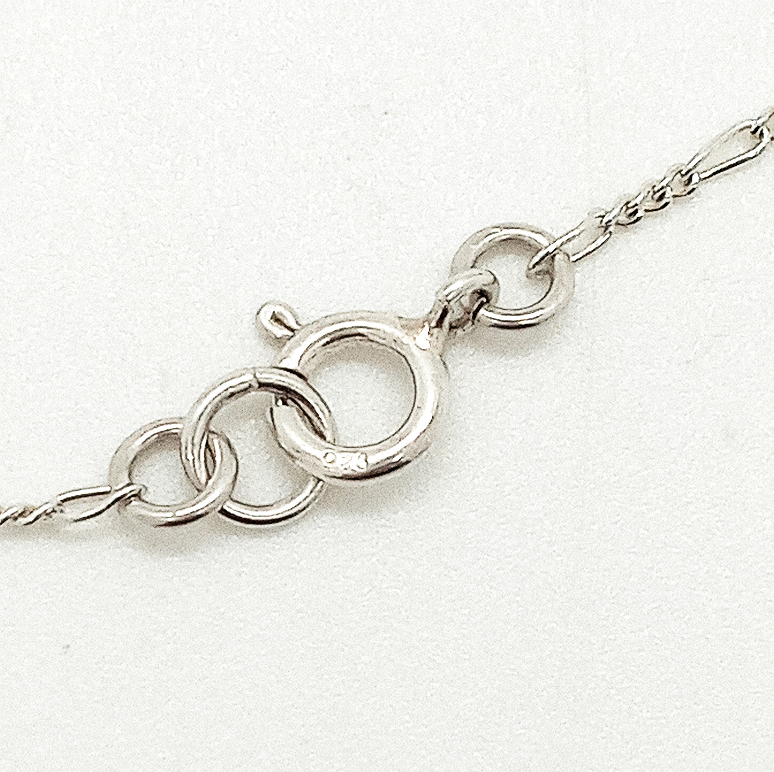 Vintage 925 Sterling Silver Modernist Garnet 3D Flower Necklace