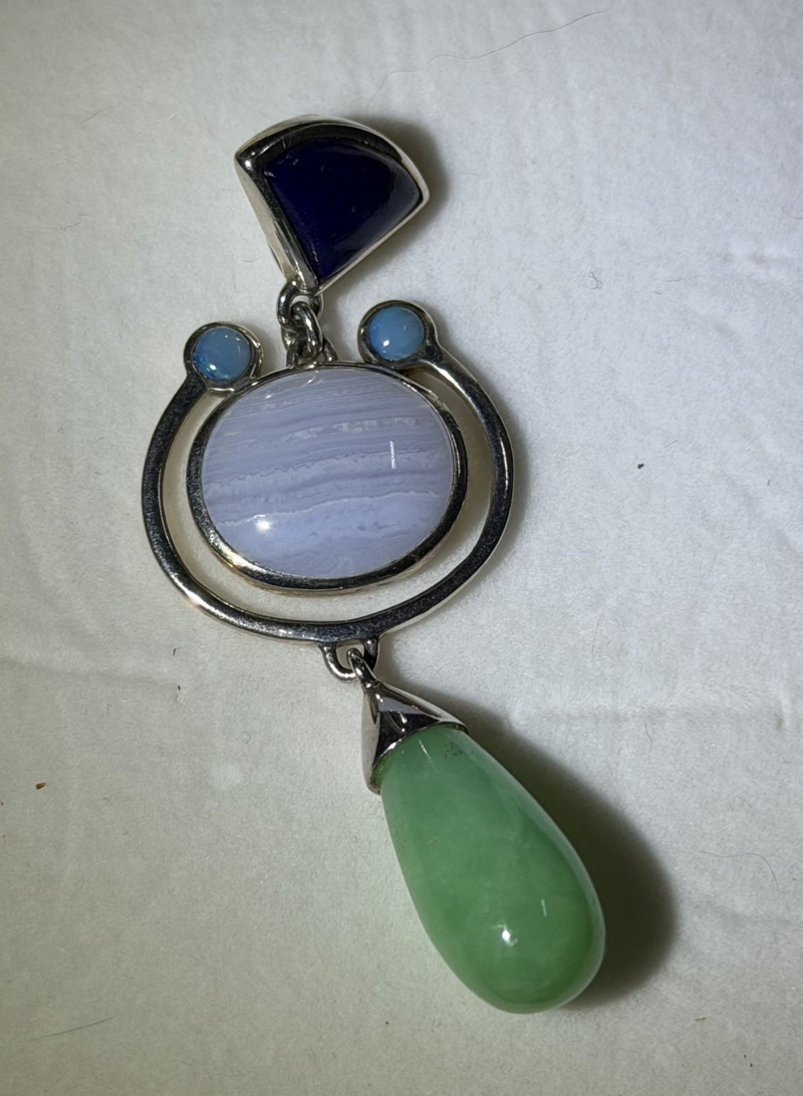 Whitney Kelly Blue Lace Agate Pendant