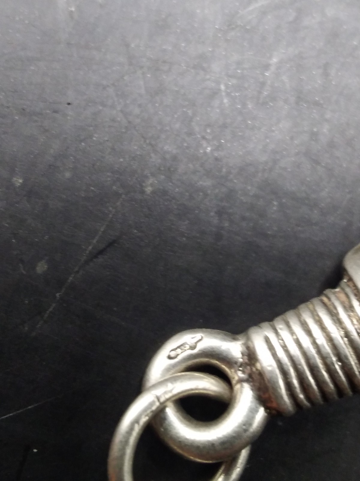 Vintage Hallmarked Silver Pendant/Charm Unknown Unique Curio Piston Likeness