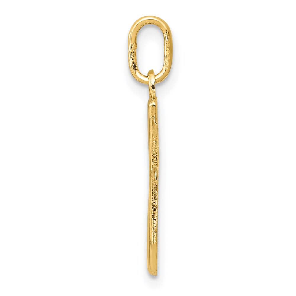 14k Yellow Gold, Claire Collection Mini Lower Case Initial G Charm