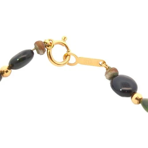 Multicolor Tourmaline Necklace Pendant K18YG/750 – 9.4g Yellow Gold From Japan