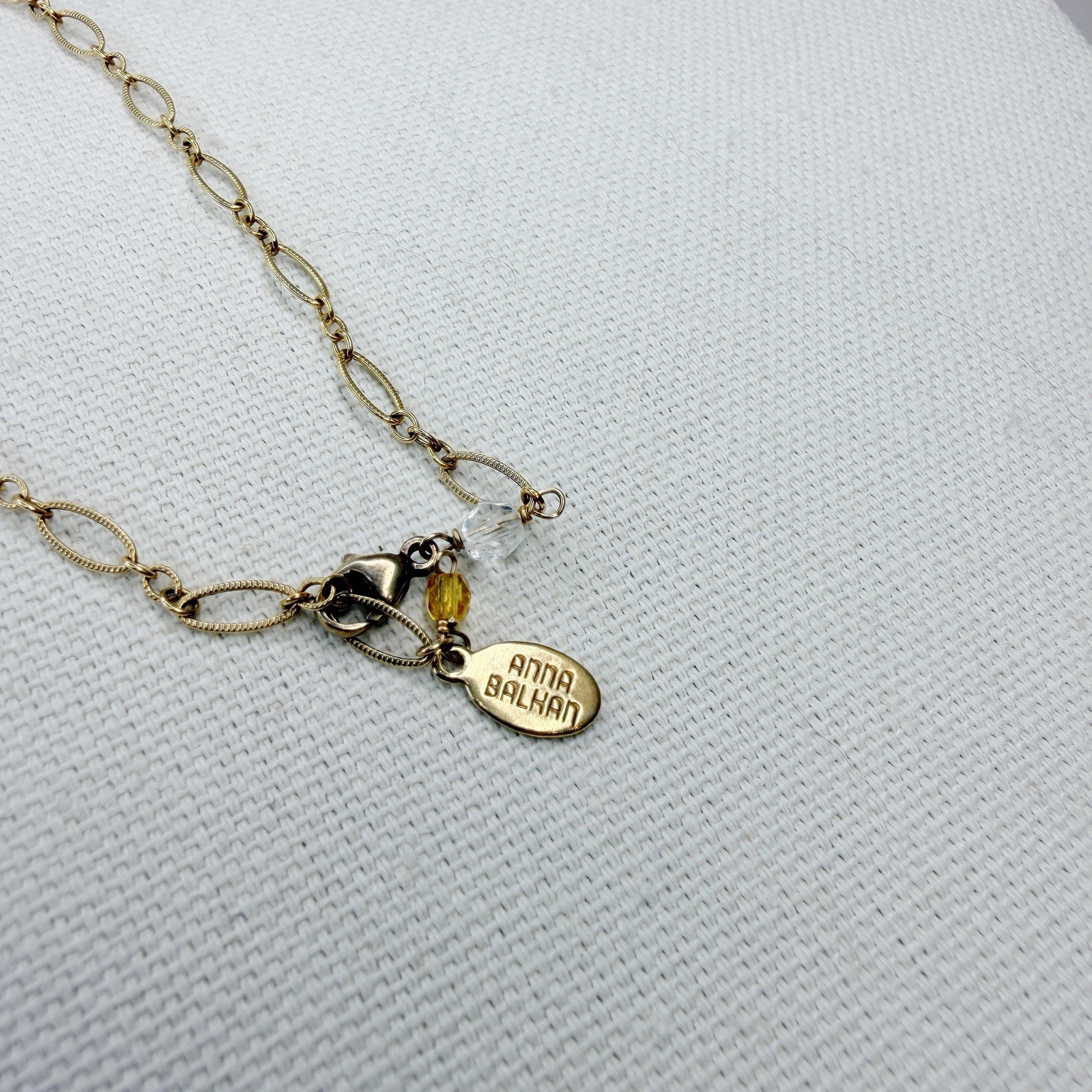 Anna Balkan Cluster Gemstone Necklace Pearl Topaz Carnelian Citrine Peridot Boho