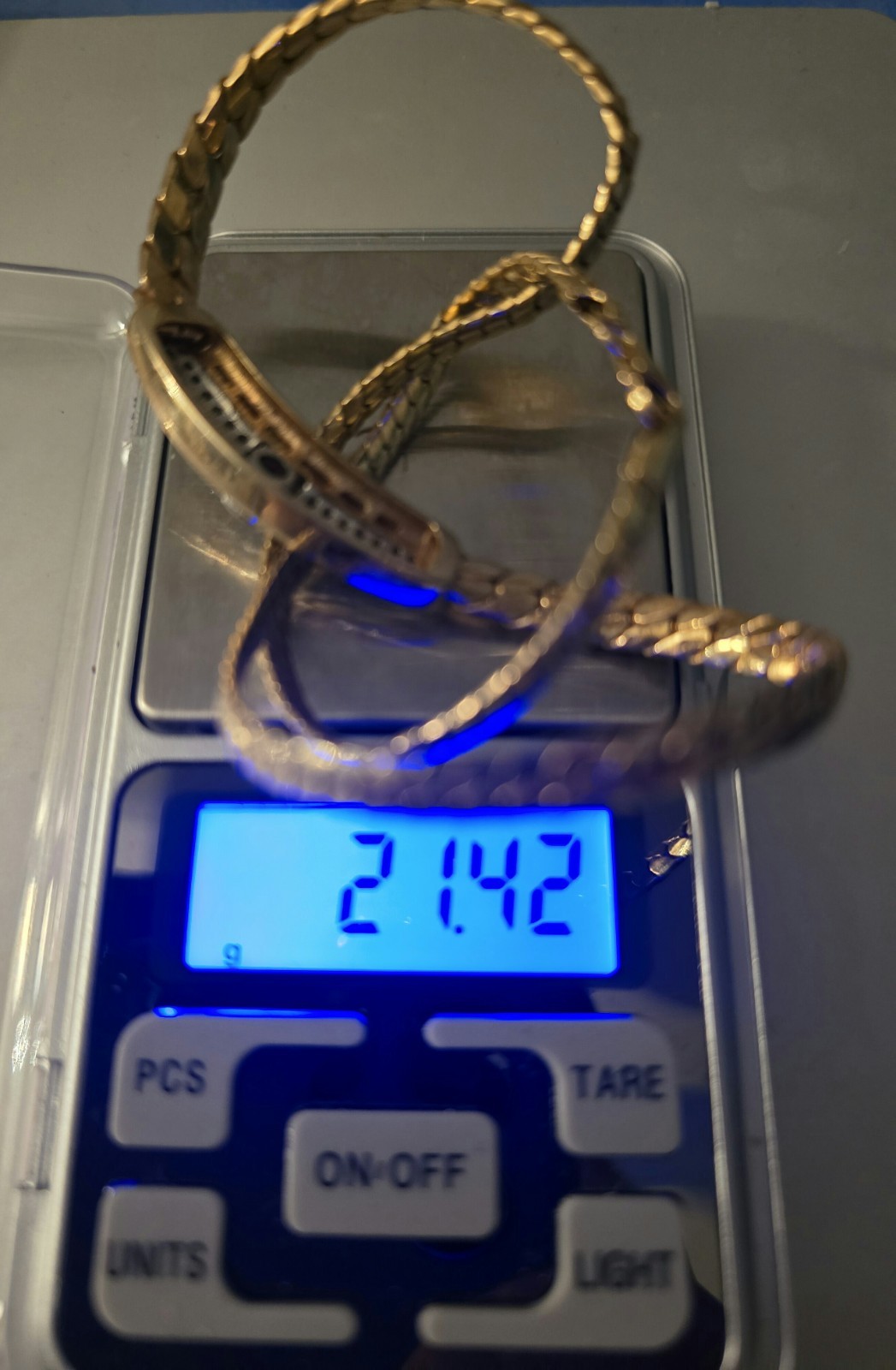 Vintage Solid 14K 585 Yellow Gold Necklace 17” ,21 grams approx, Germany