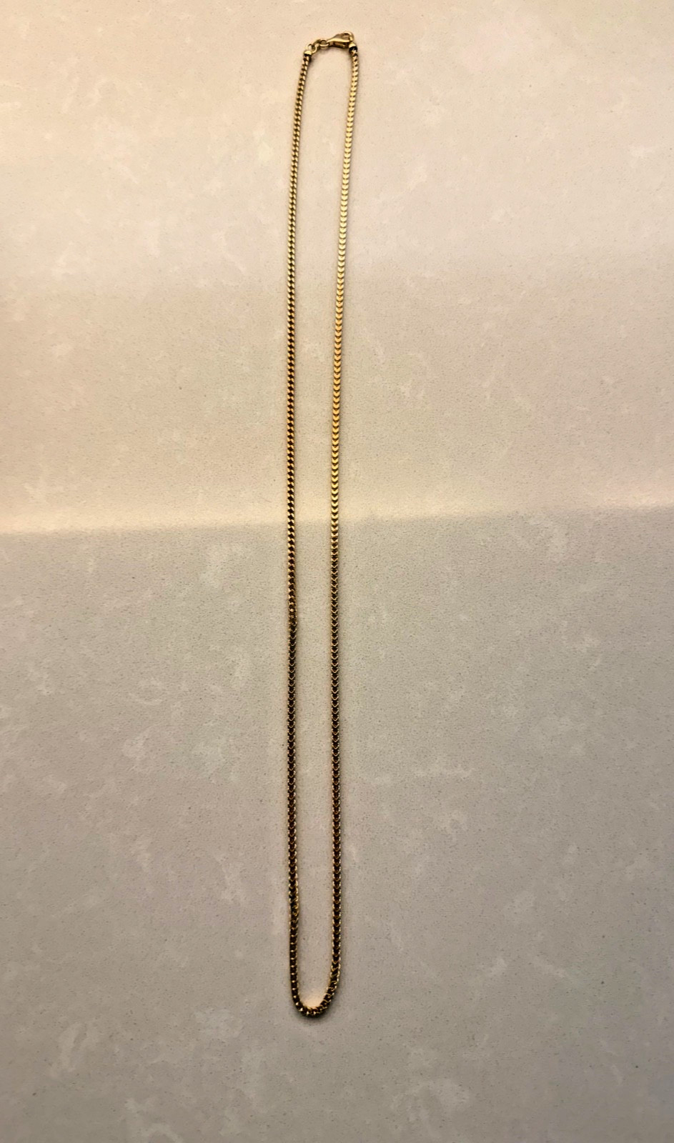 18K Solid Yellow Gold Franco Curb link chain…28 inches…2.5mm..30 grams…NEW!