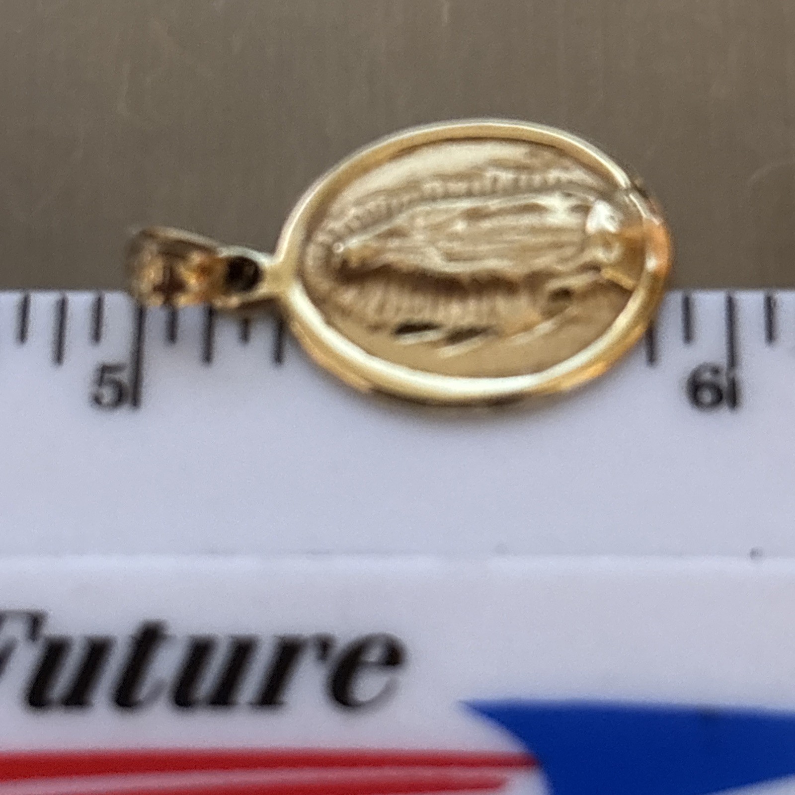 JewelAmerica Inc. 14k Yellow Gold Our Lady of Guadalupe Pendant