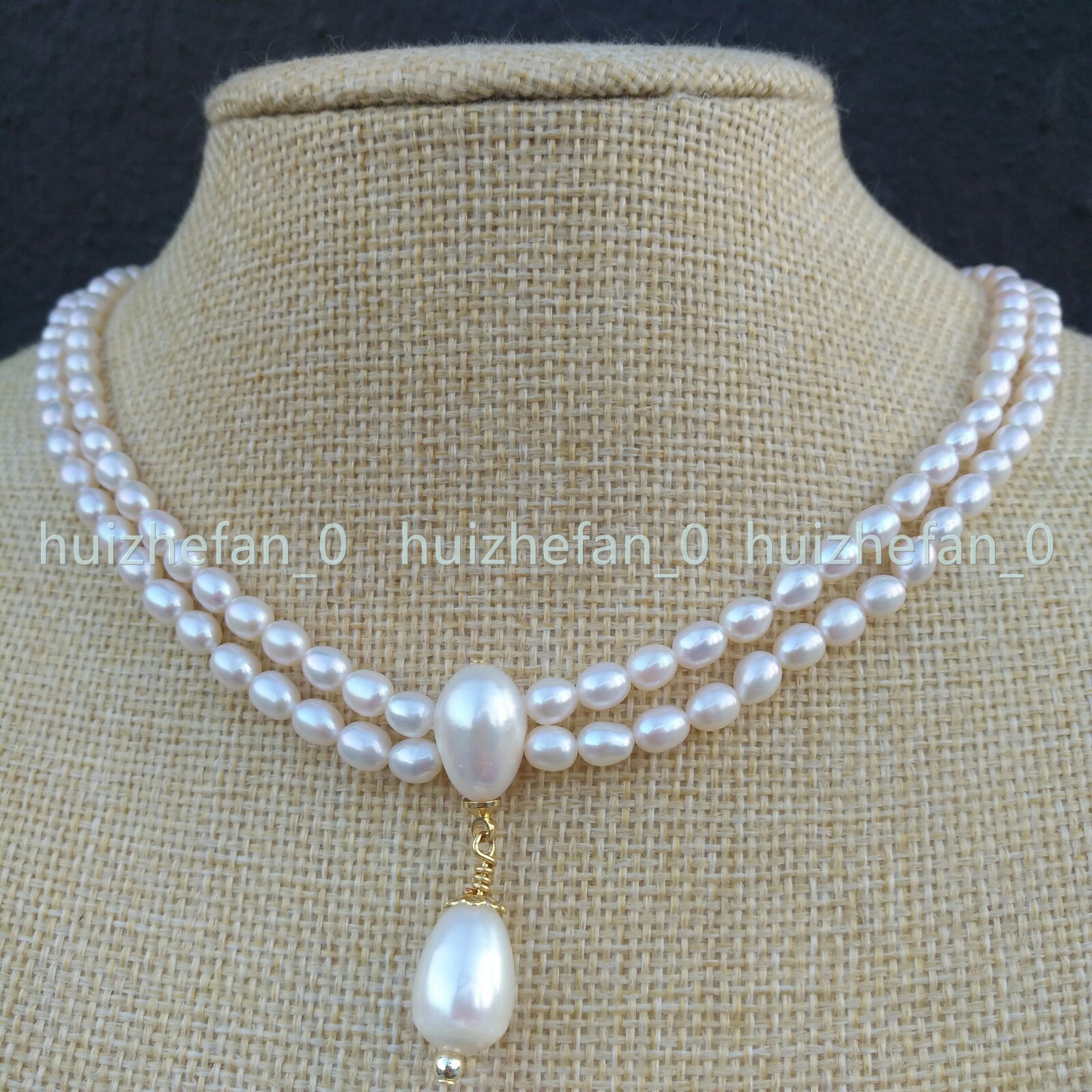 18″ Pretty Design Elegant AAA+ South Sea White Pearl Necklace Pendant 14k Gold P
