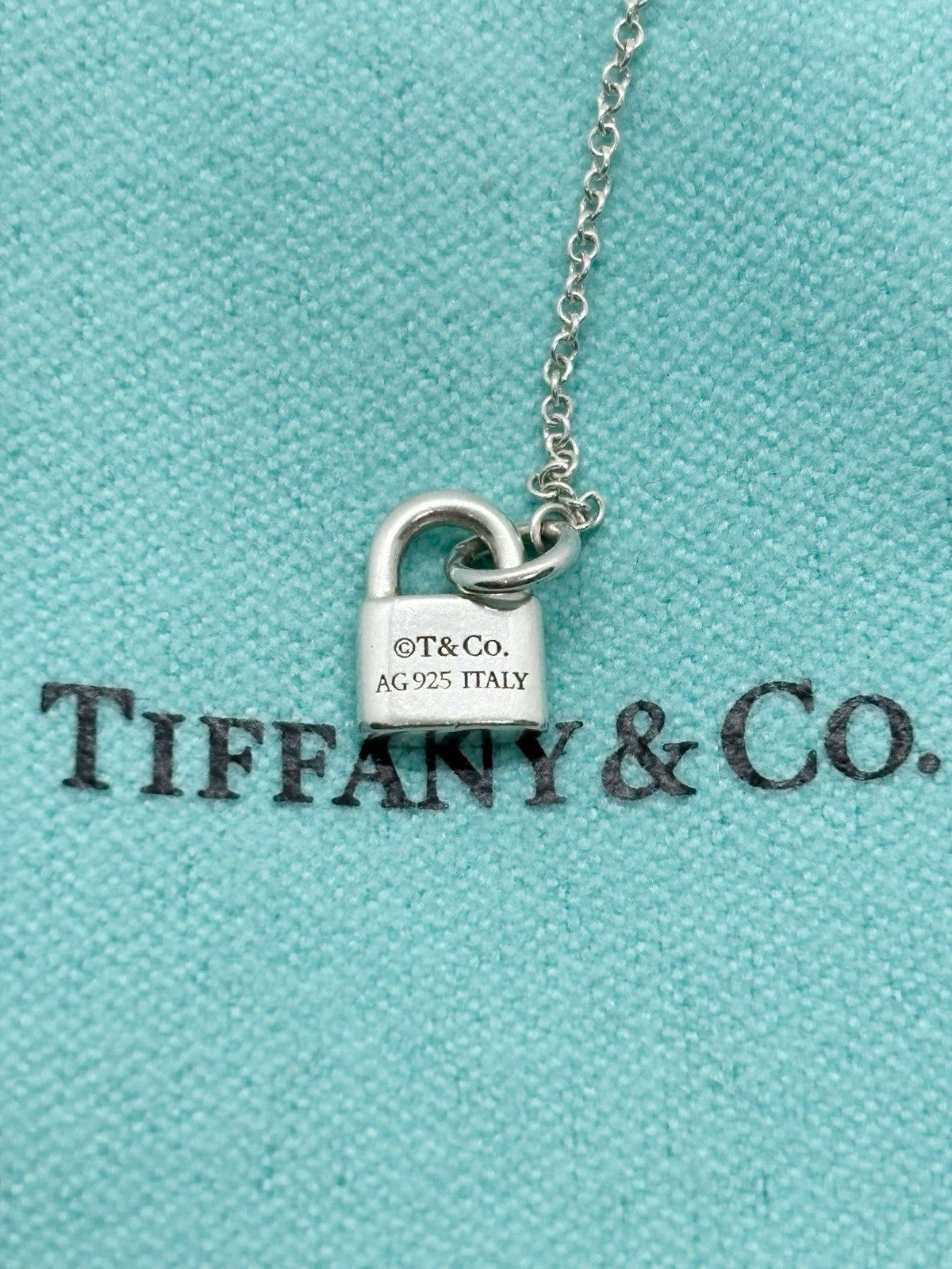 Tiffany & Co 925 Silver Return To Love Heart & Key Pendant Necklace 16+2” 3.84g